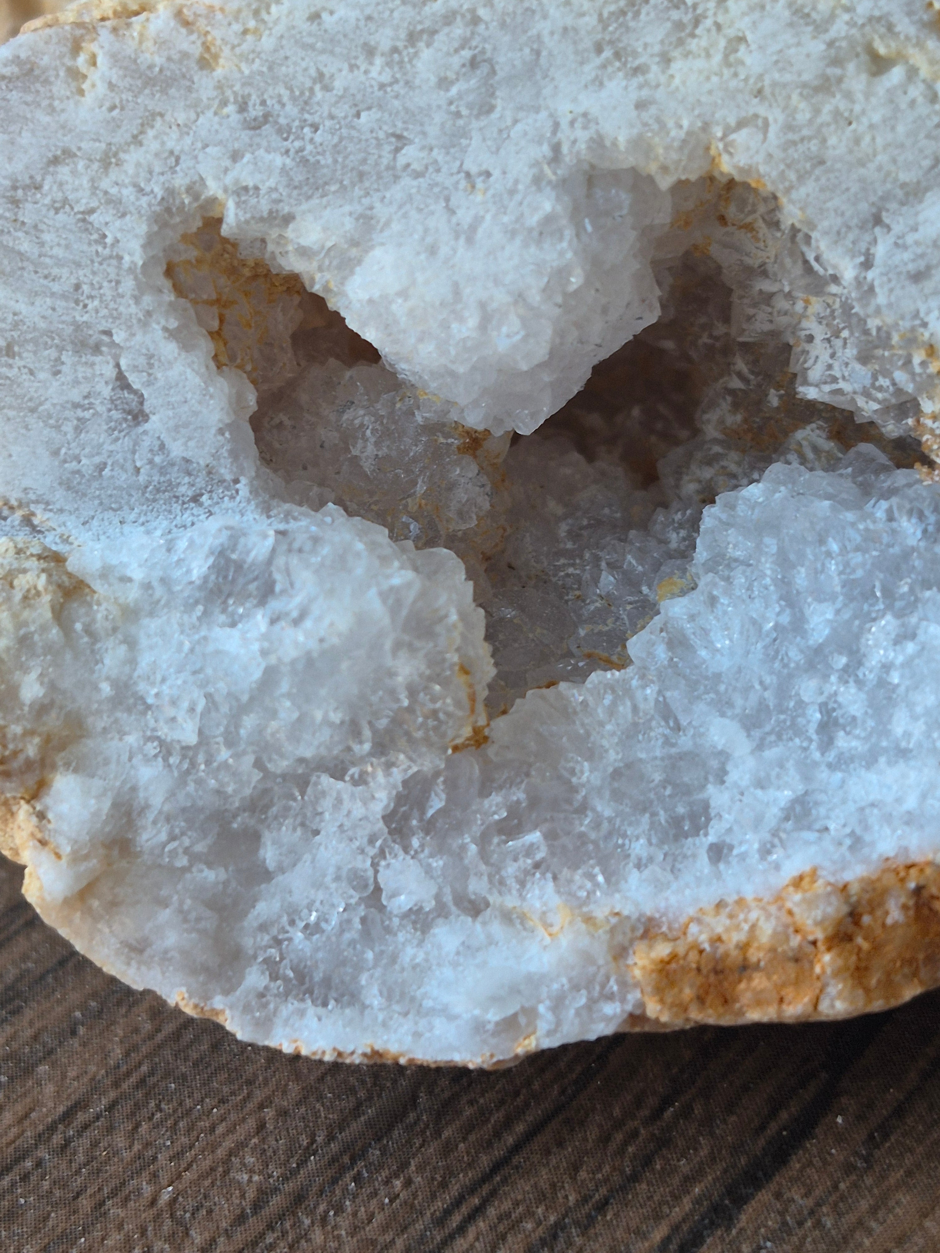 🤍 White Quartz Geode- Whole ✨ Specimen No. 011