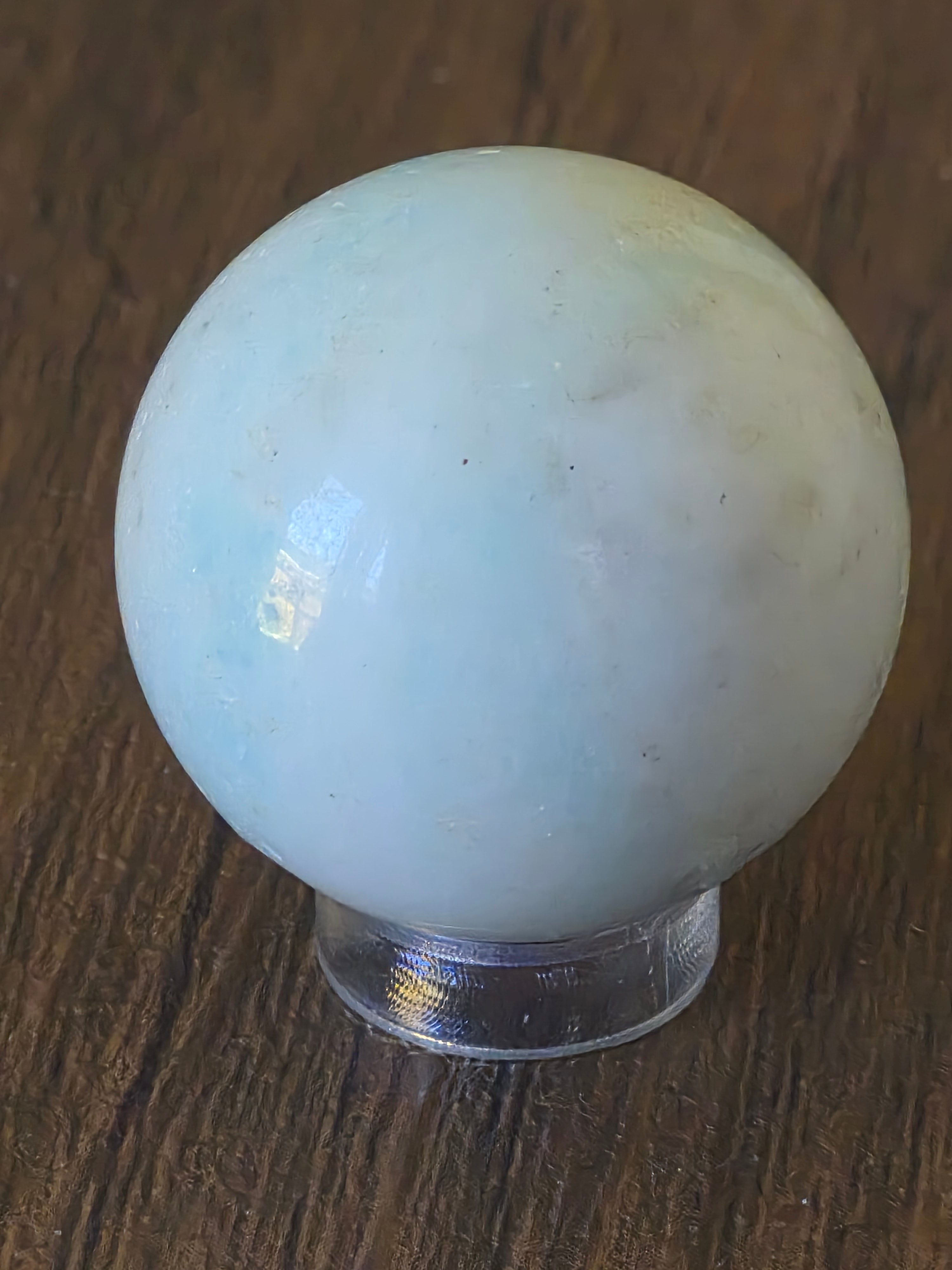 Caribbean Calcite Calming Sphere 🔵🧘‍♀️