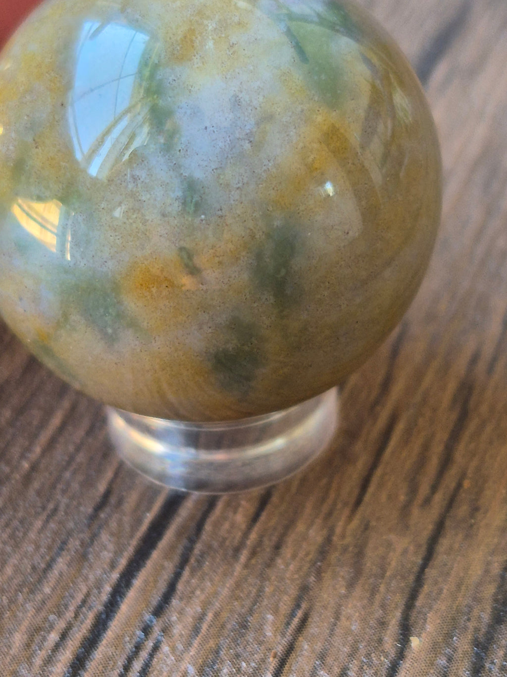 Sea-Green Ocean Jasper Sphere 🐚