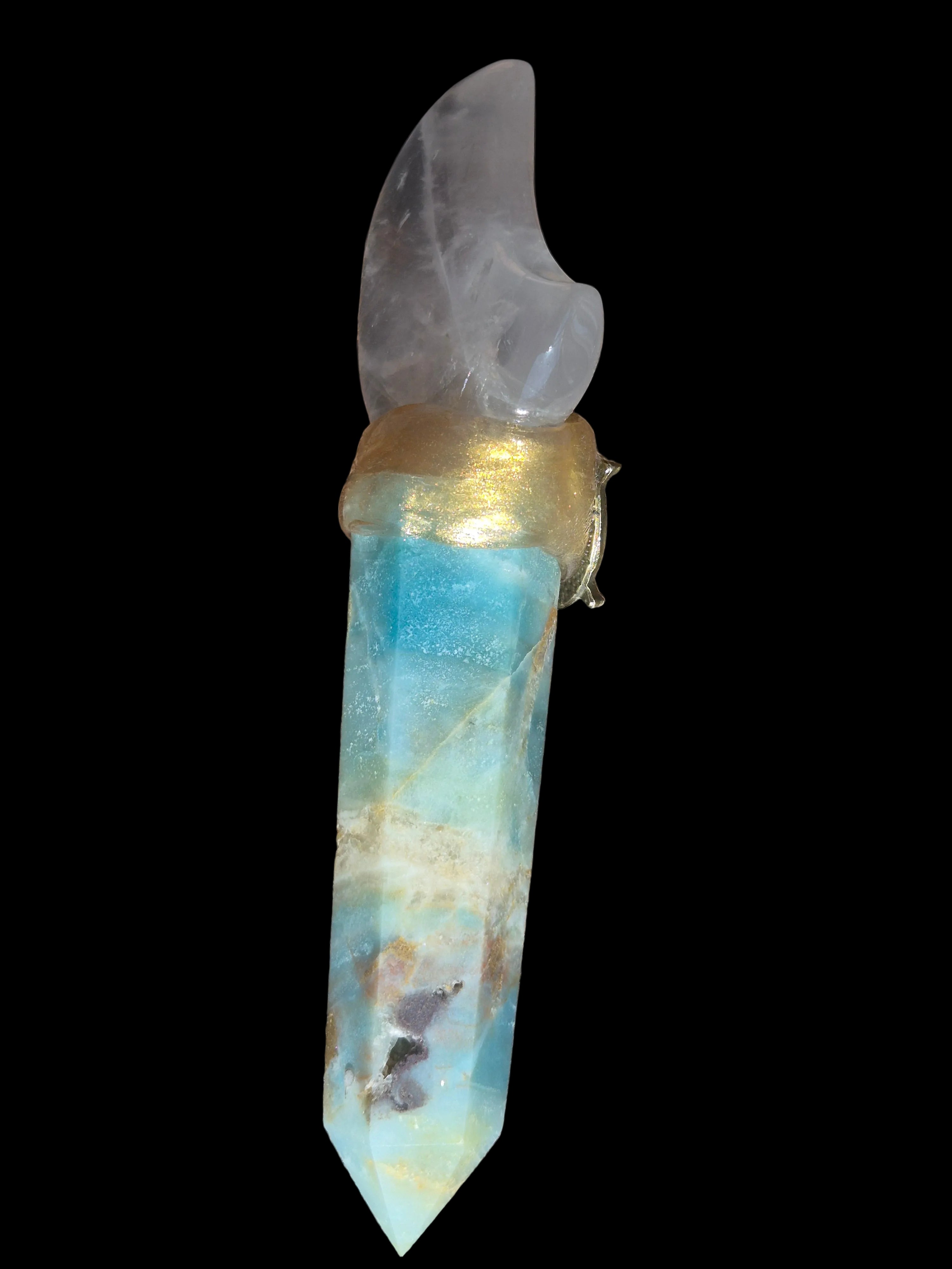 🌙 Celestial Cove Caribbean Calcite Scepter ✨