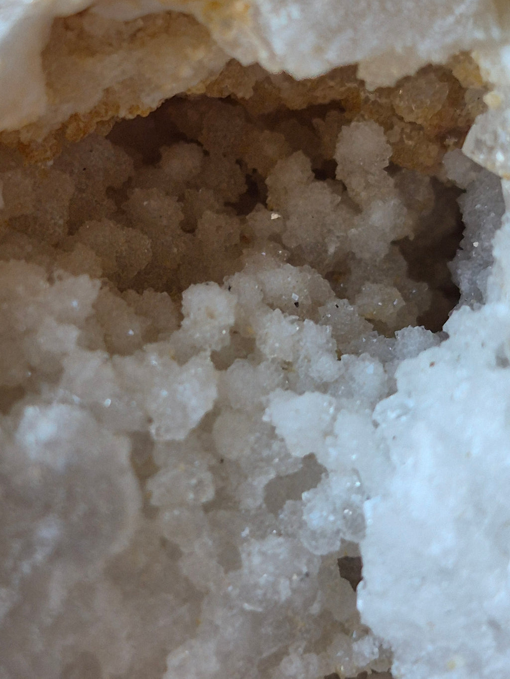 🤍White Quartz Geode-Whole✨Specimen No.007