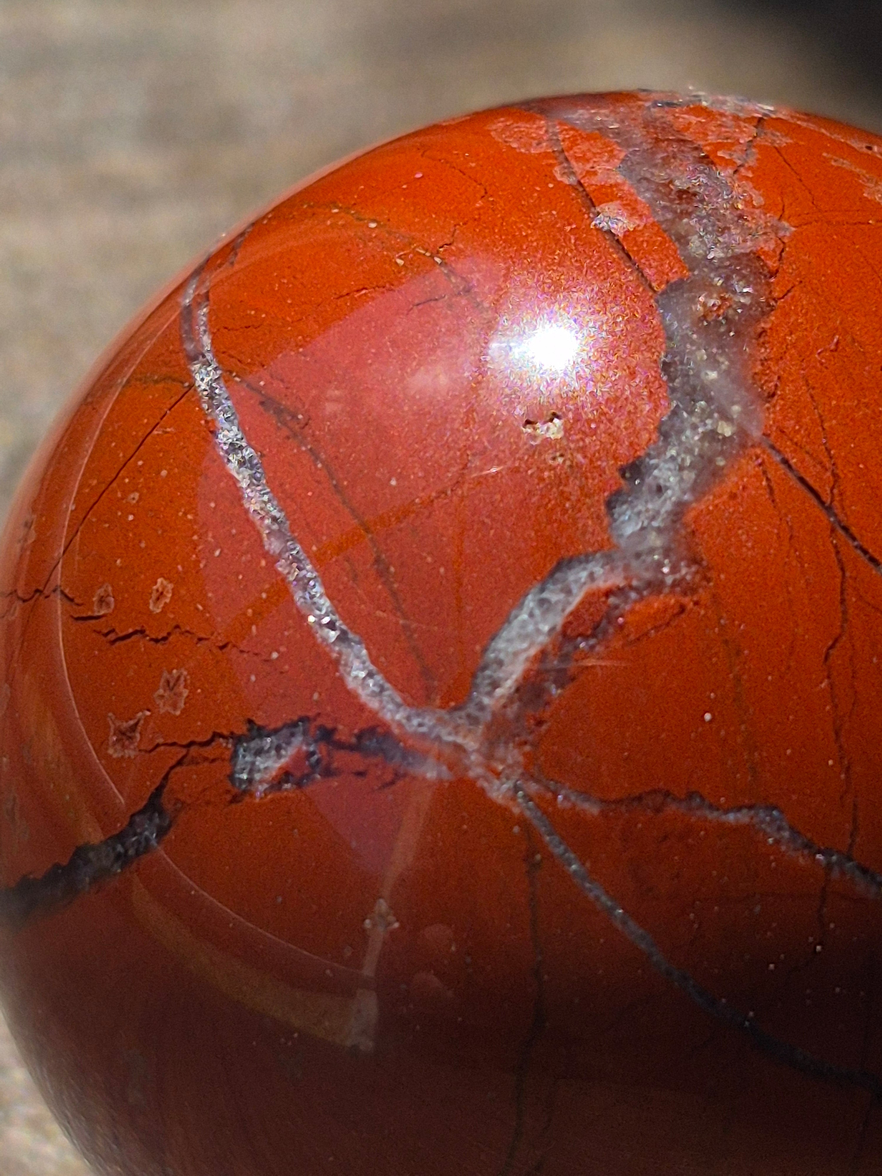 Red Jasper Anchoring Sphere ⚓️🔴