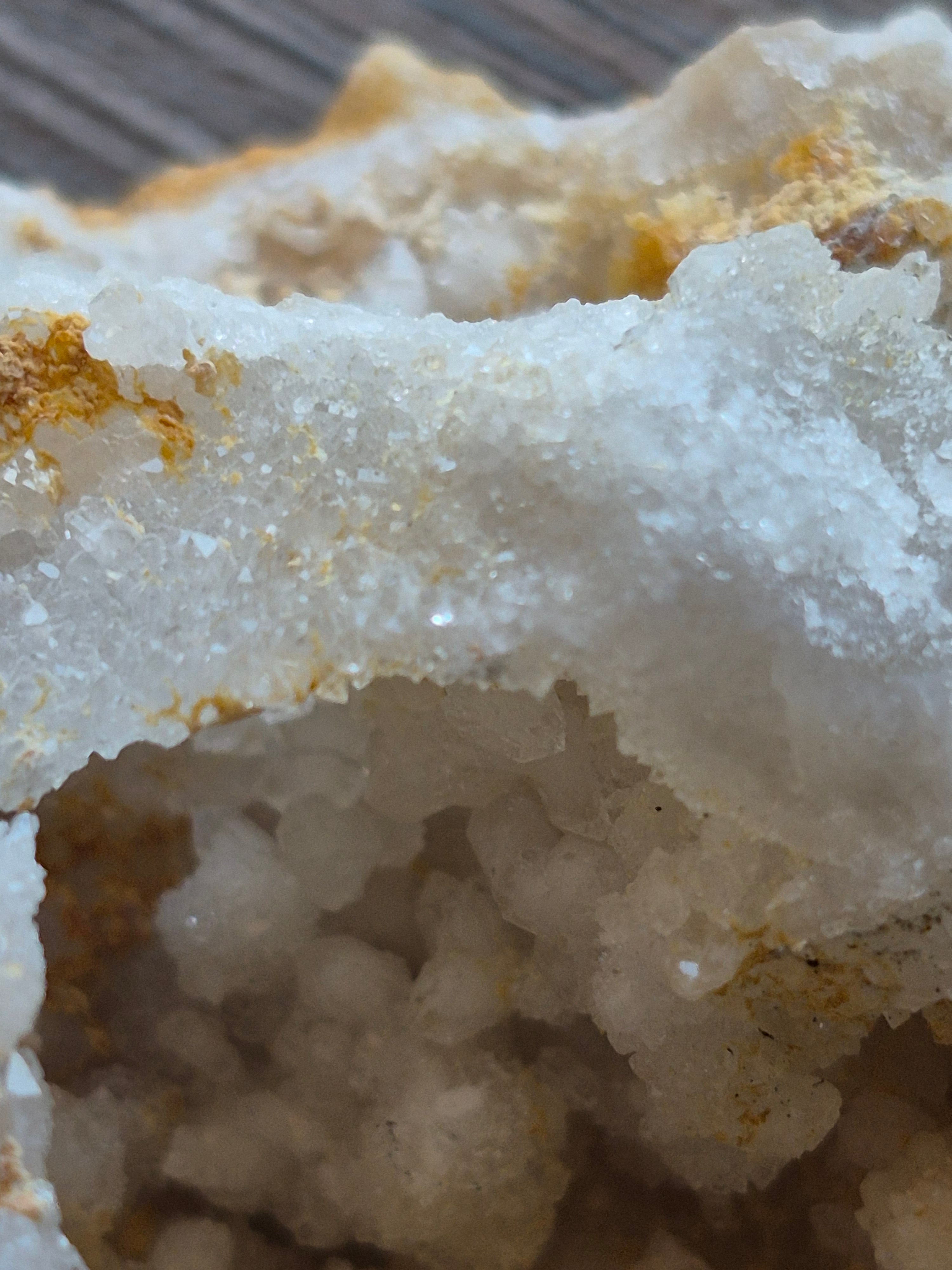 🤍White Quartz Geode-Whole✨Specimen No.007