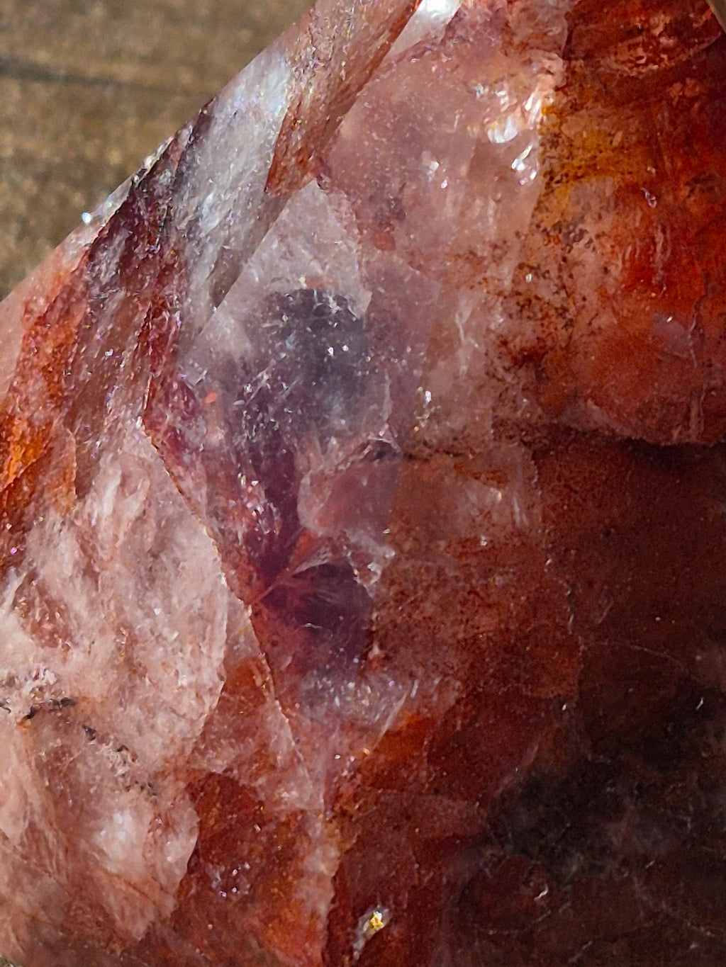 🔥 Fire Quartz Geometric Point