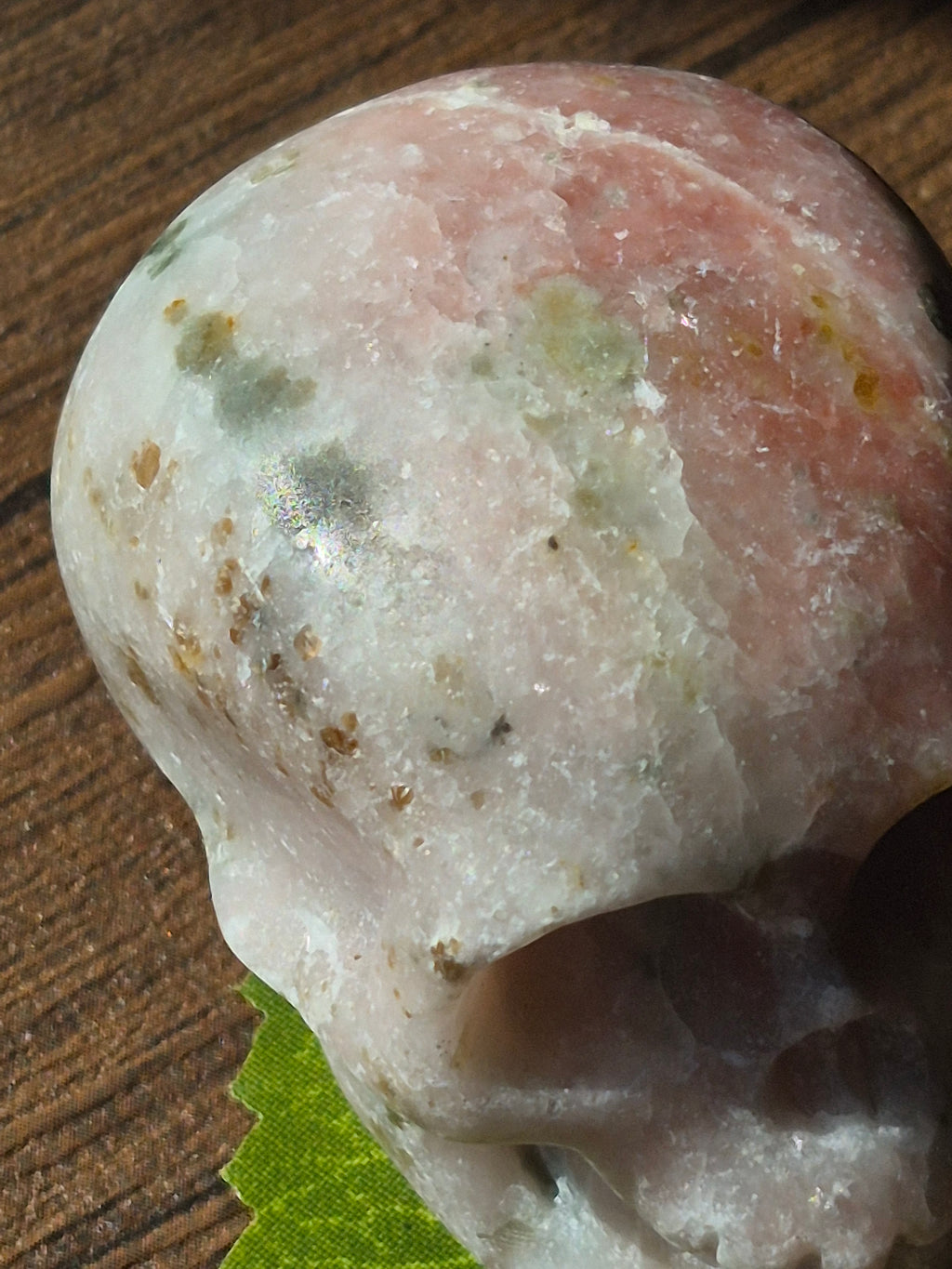 💀 Mystery Pink Quartz Skull