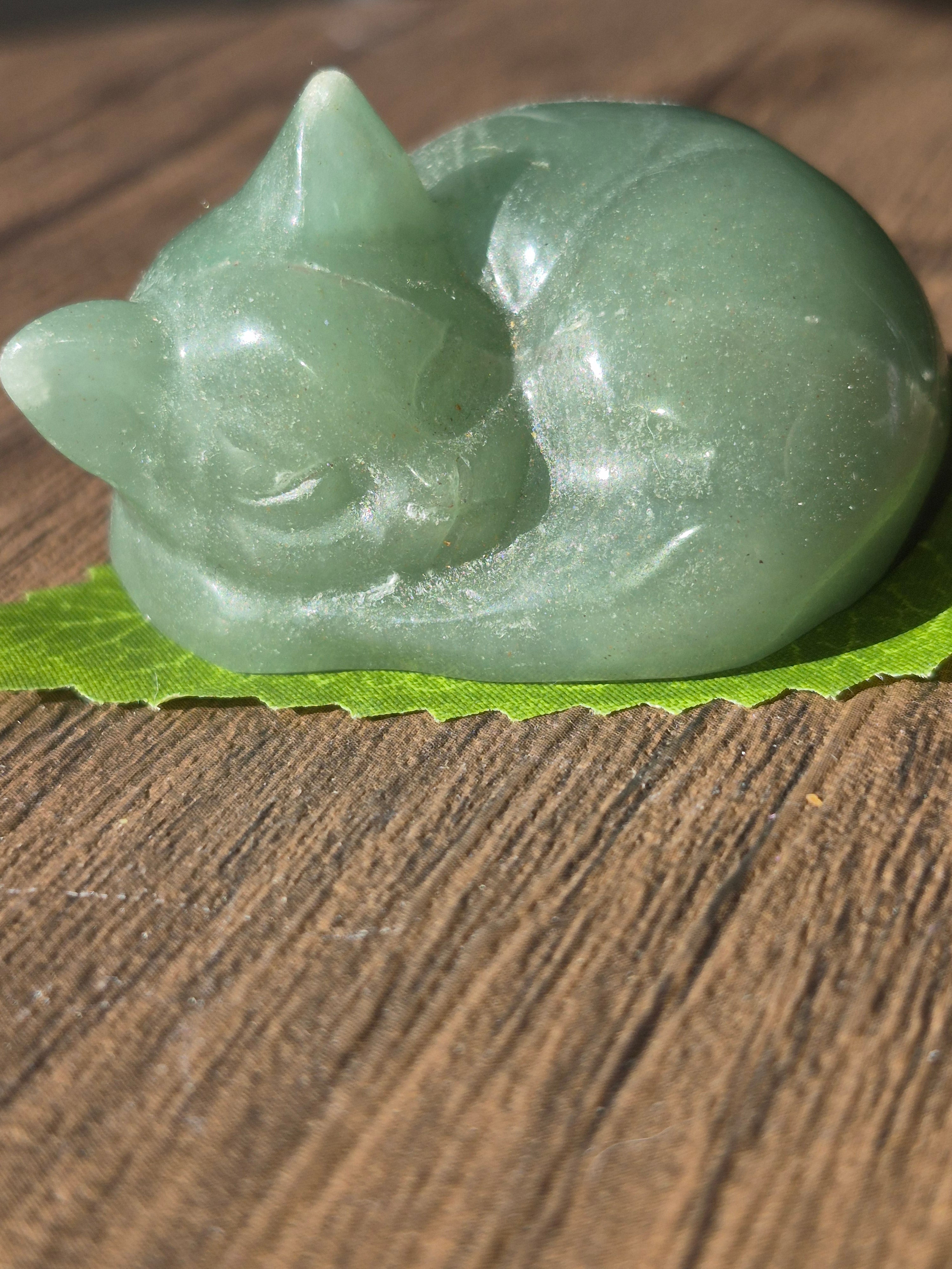 Green Aventurine Fairy Cat 🧚‍♀️🐈✨