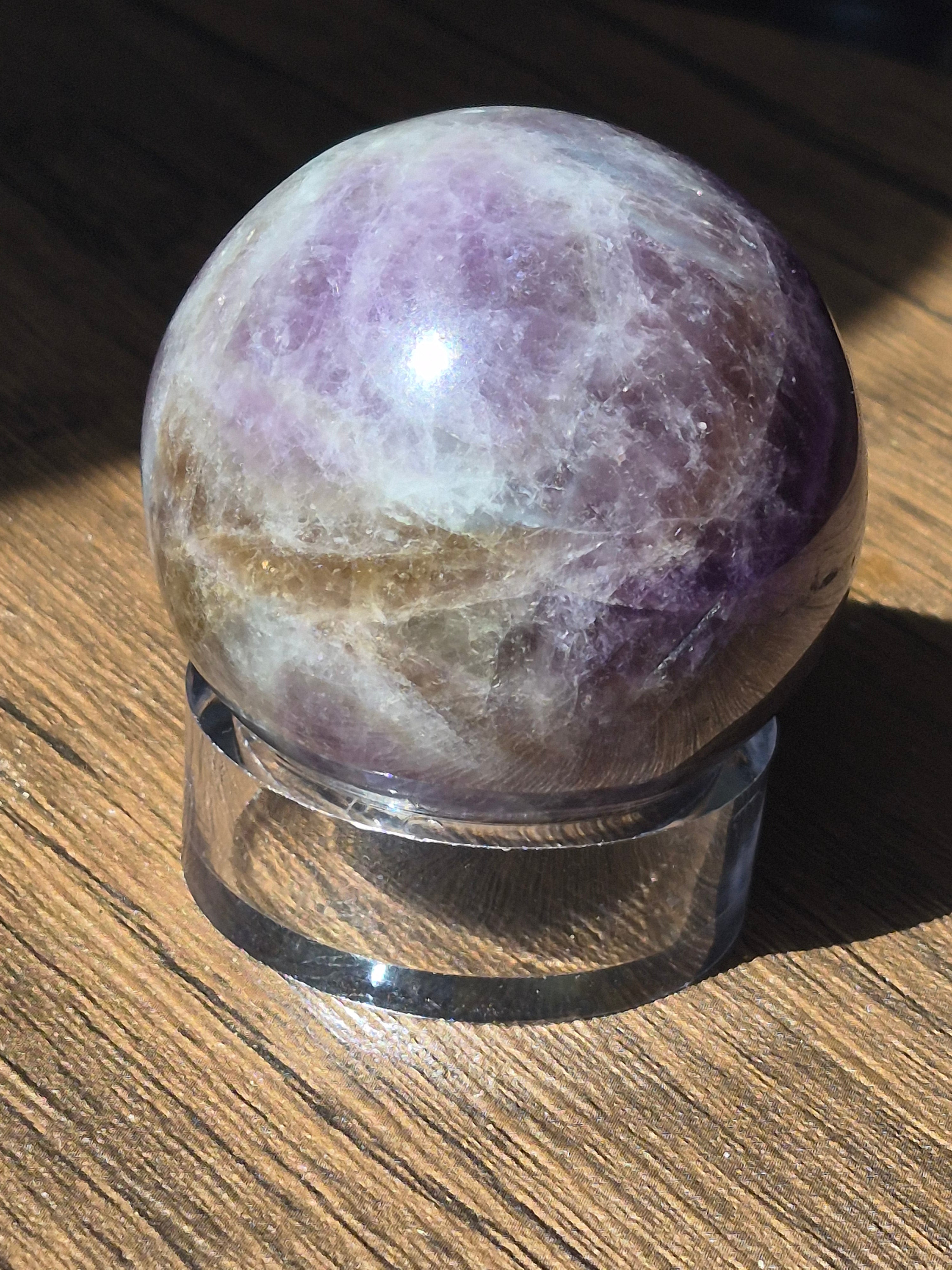 💜 Natural Amethyst Sphere | 50 mm | One-of-a-Kind Quartz Crystal