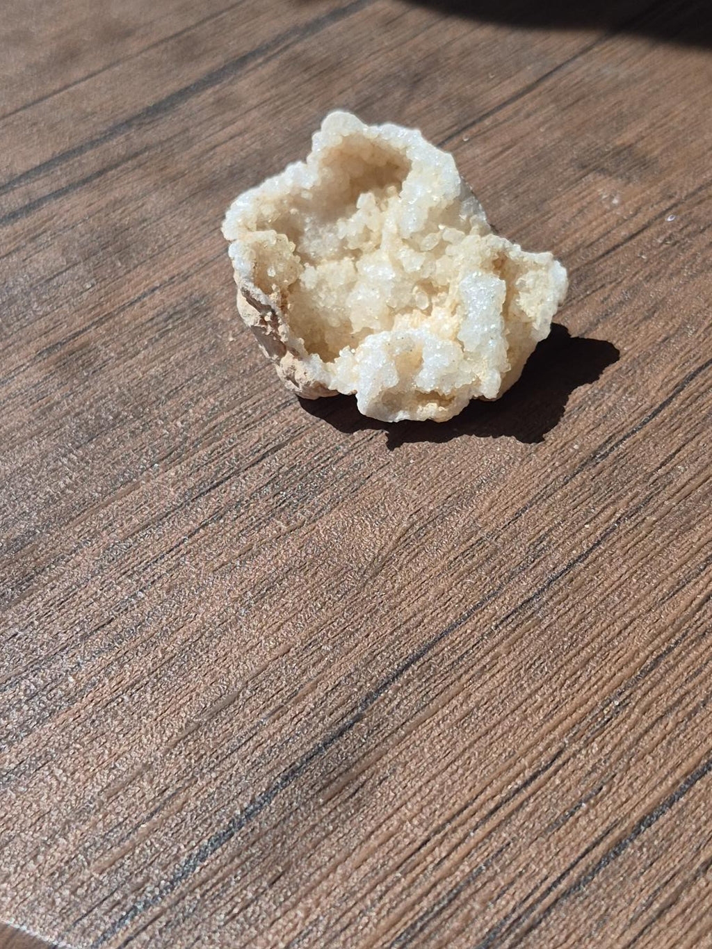 🤍White Quartz Geode- Half ✨Specimen No. 003