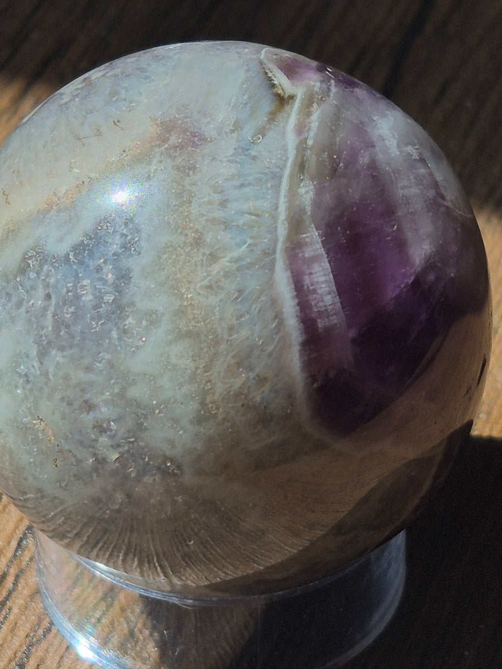 💜 Natural Amethyst Sphere | 40 mm | One-of-a-Kind Quartz Crystal