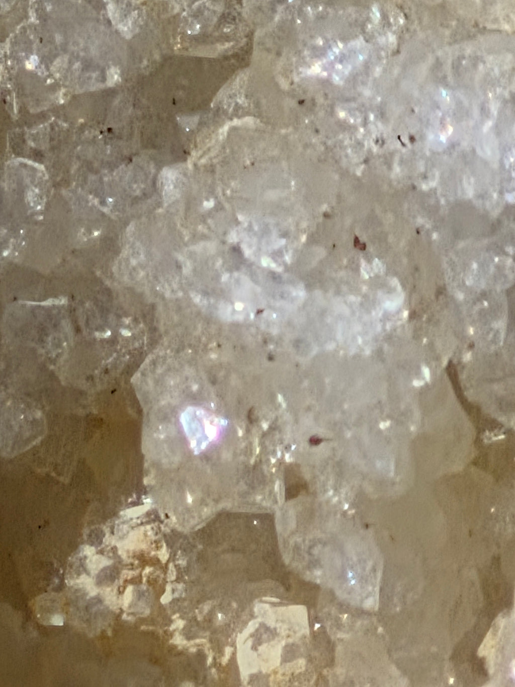 🤍White Quartz Geode- Half ✨Specimen No. 003