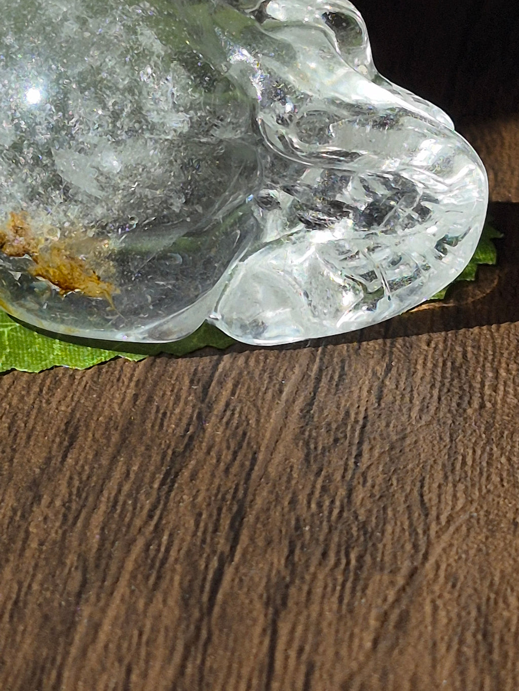 💀 Crystal Veil Clear Quartz Skull