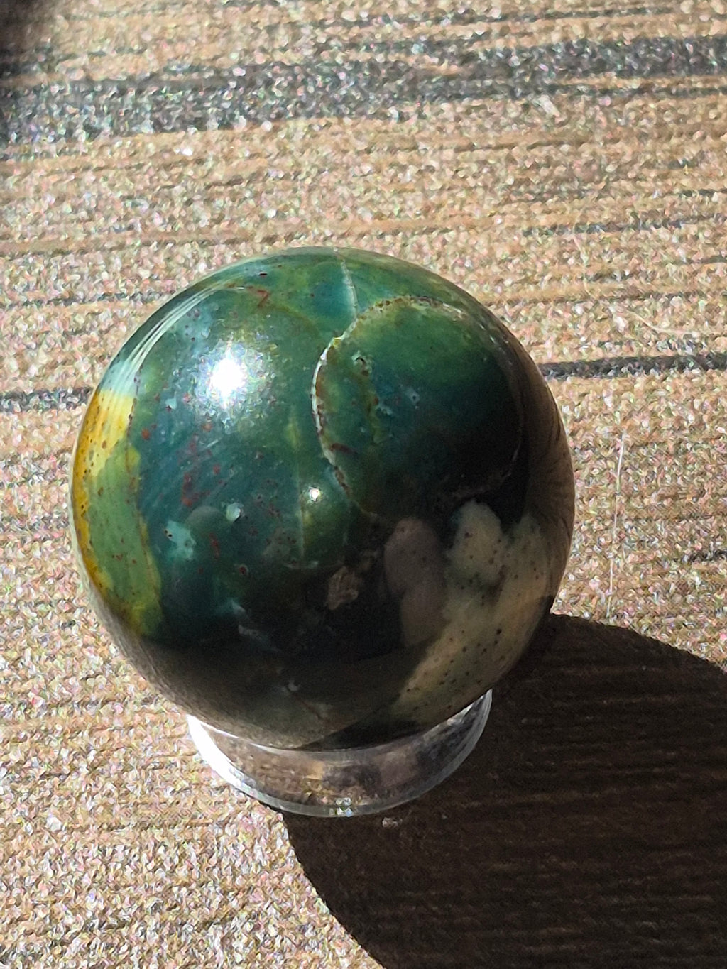 🌊✨️Mini Ocean Jasper  Sphere [23mm]