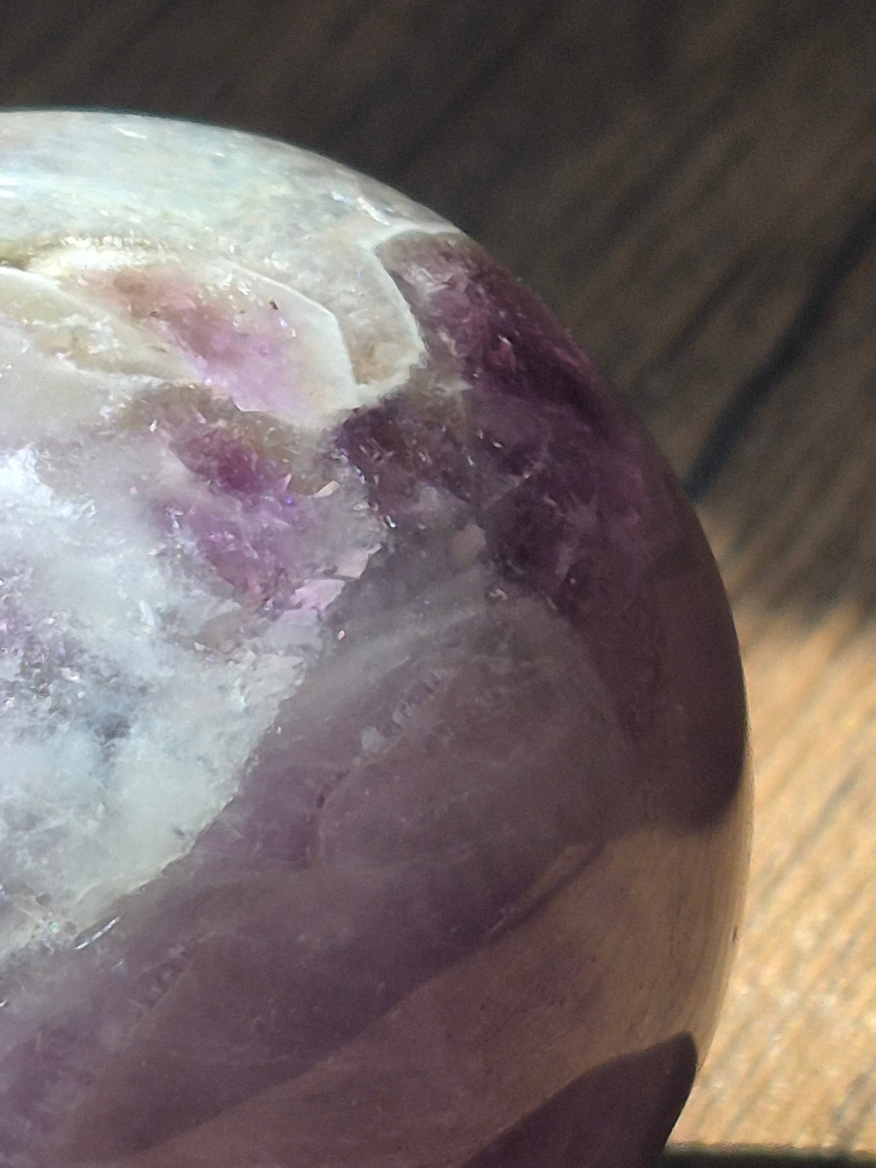 💜 Natural Amethyst Sphere | 40 mm | One-of-a-Kind Quartz Crystal