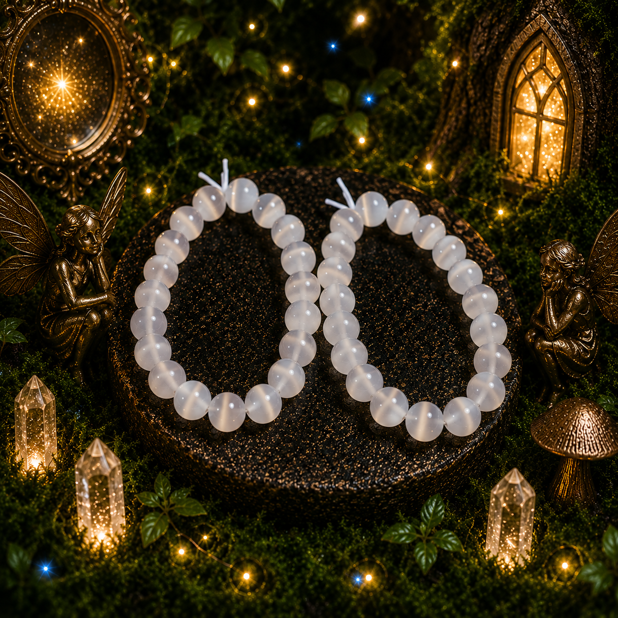 🤍 Selenite Crystal Bracelet ✨