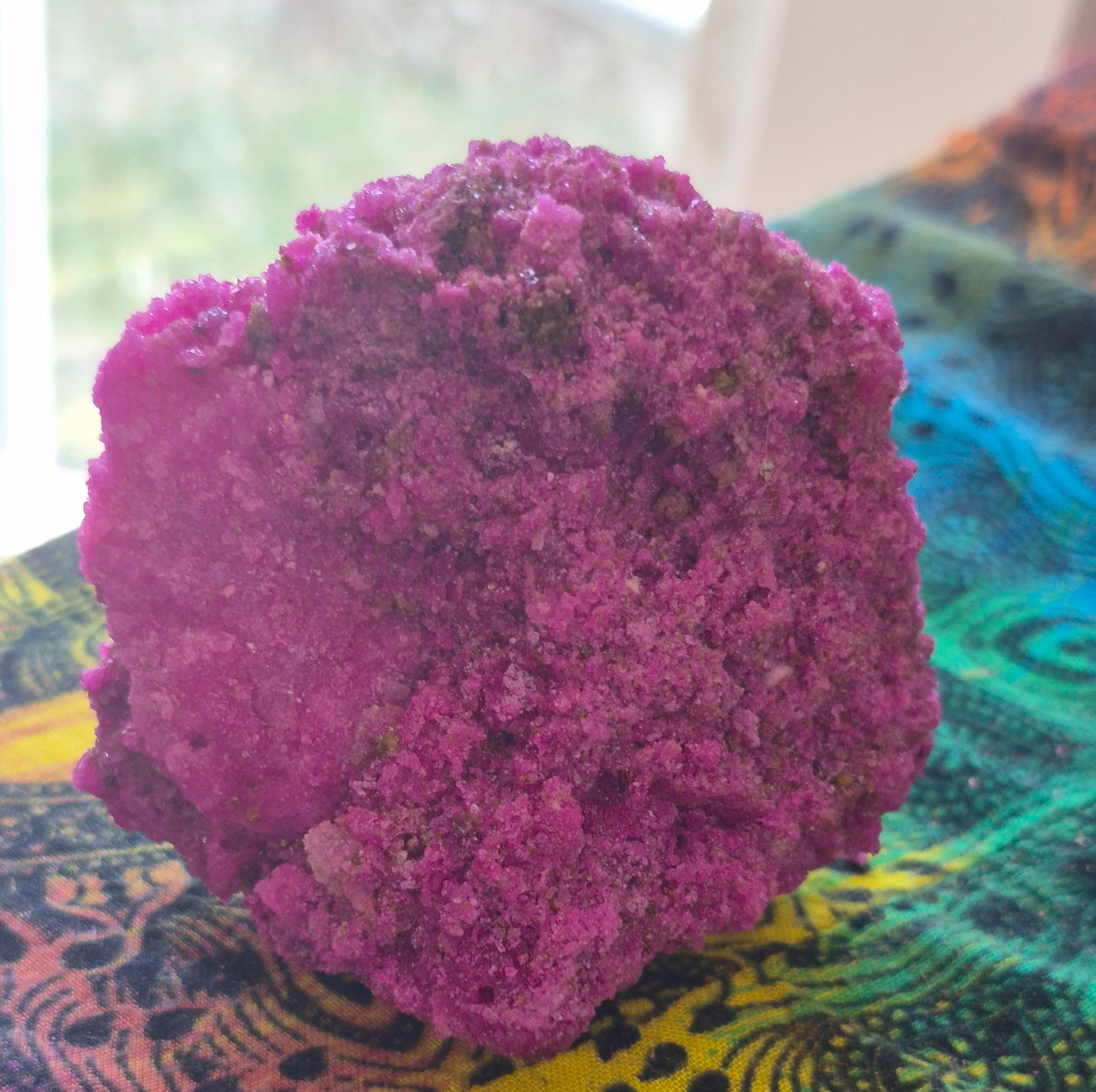 Raw Honeycomb Fairy Dust– Rough Red Corundum  ✨🧚‍♀️🔬