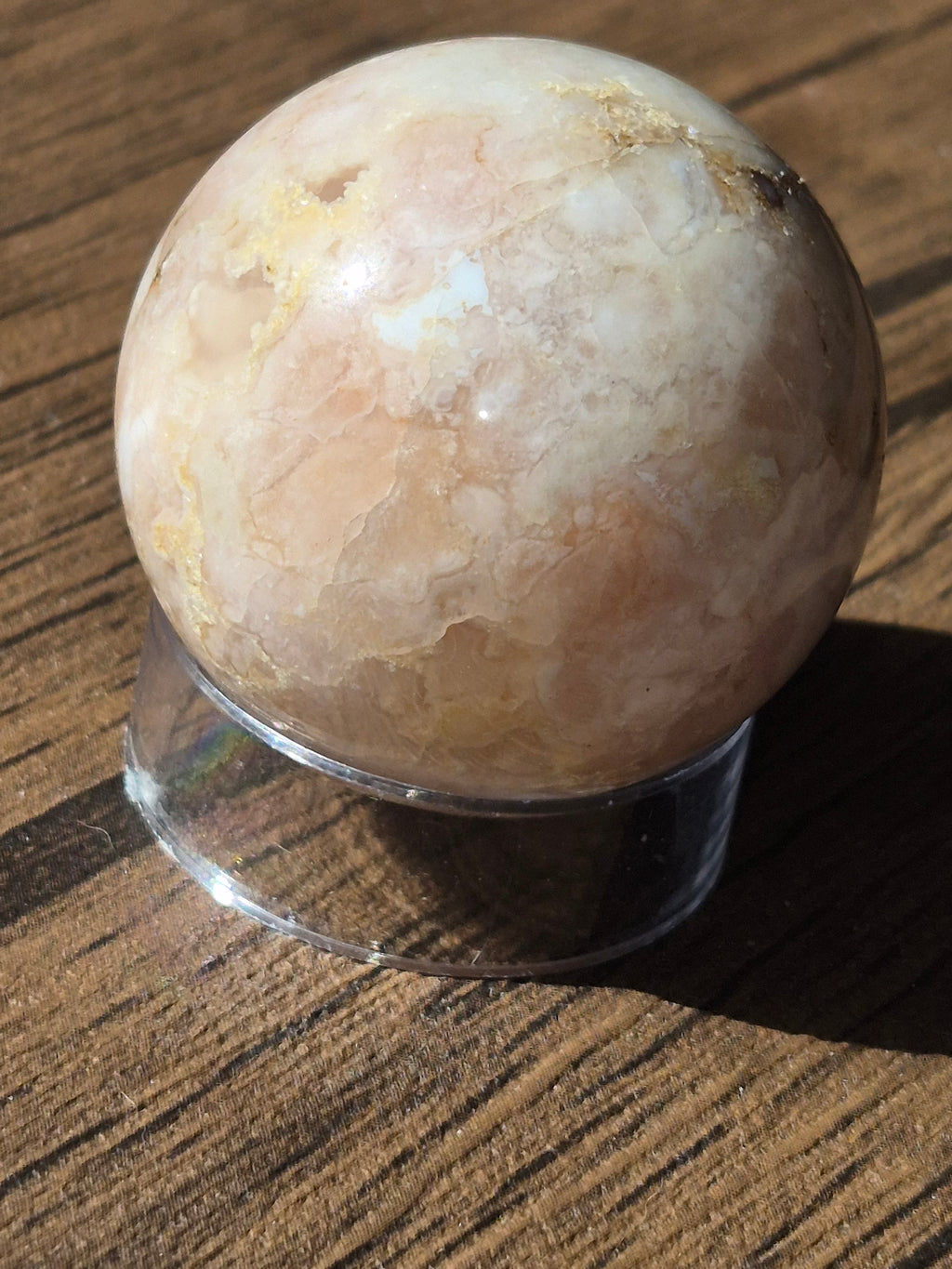 🌸 ✨️ Druzy Flower Agate Sphere [35mm]