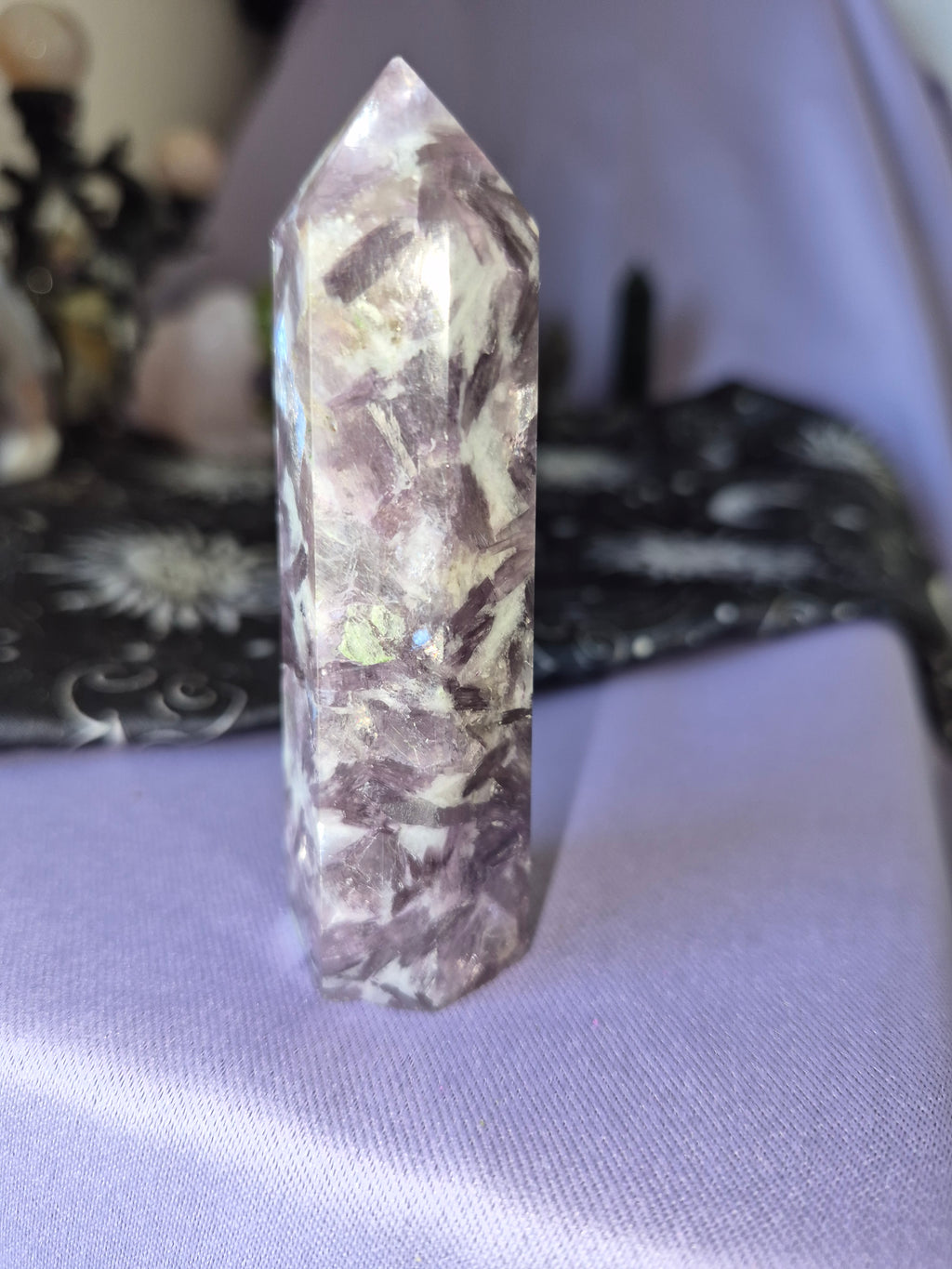 🧚‍♀️💜 Fairy Dream Lepidolite Tower ✨