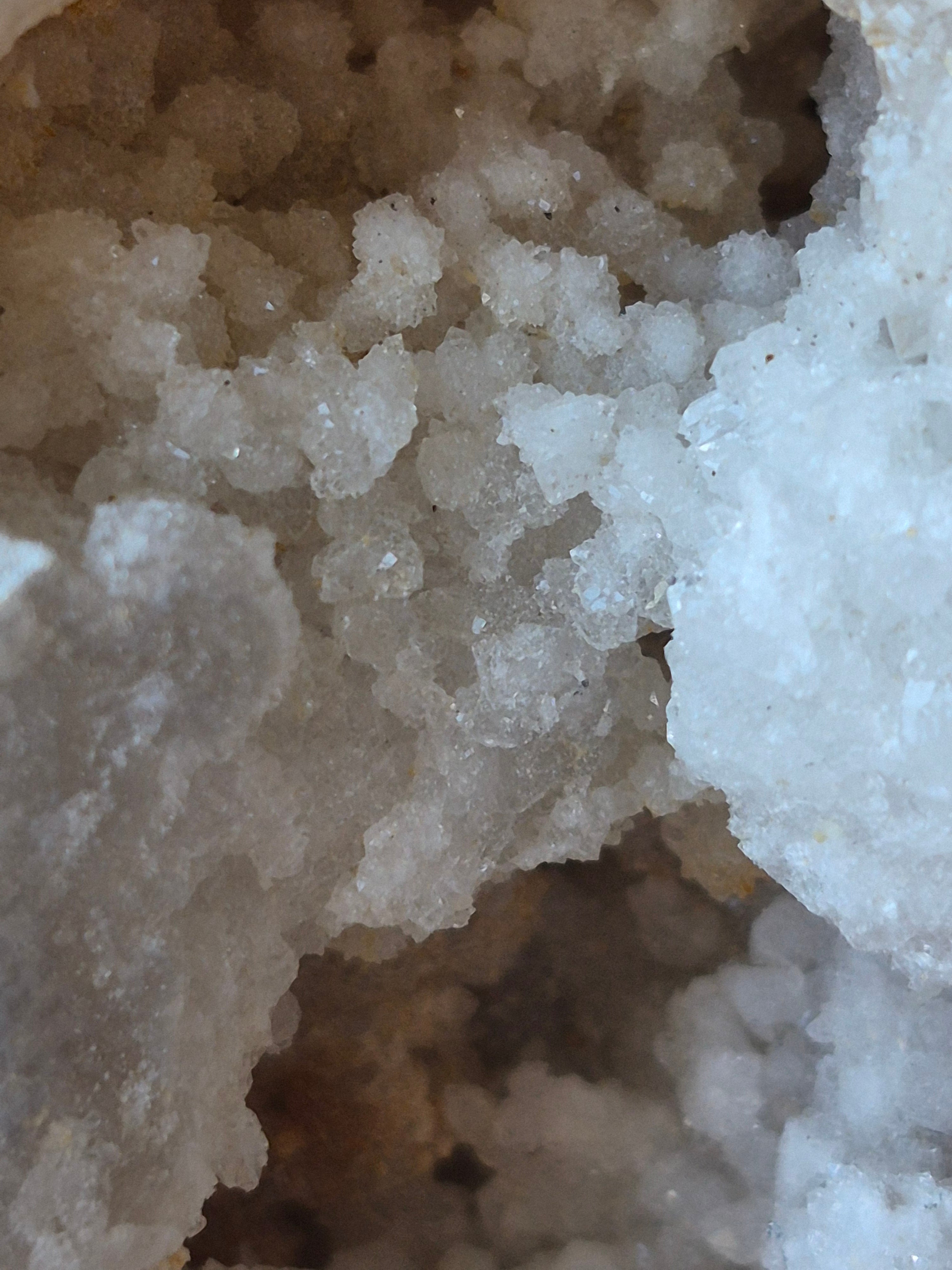 🤍White Quartz Geode-Whole✨Specimen No.007