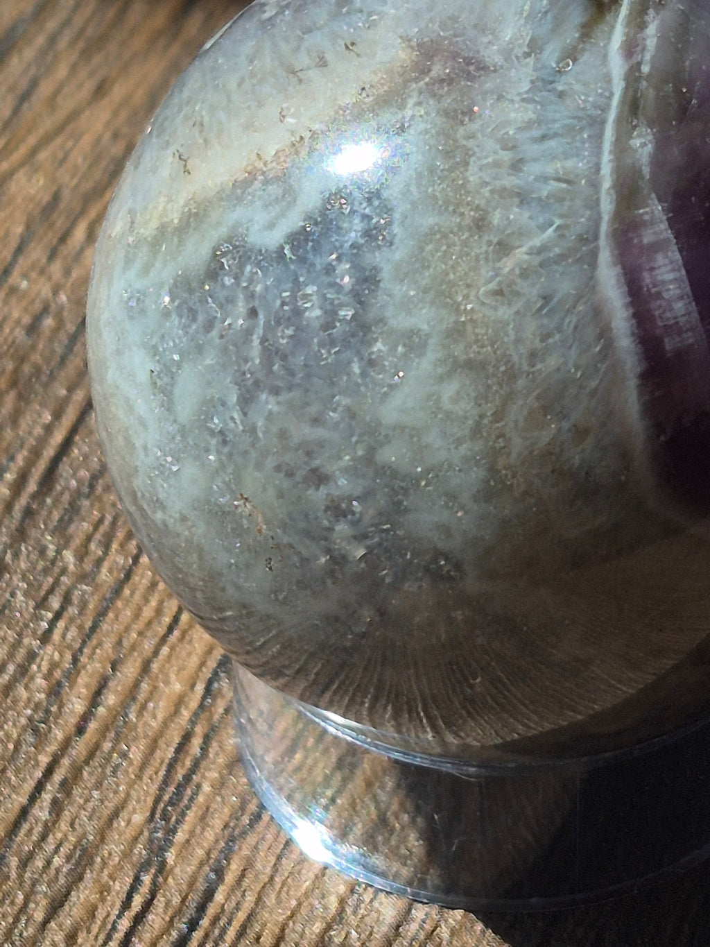 💜 Natural Amethyst Sphere | 40 mm | One-of-a-Kind Quartz Crystal