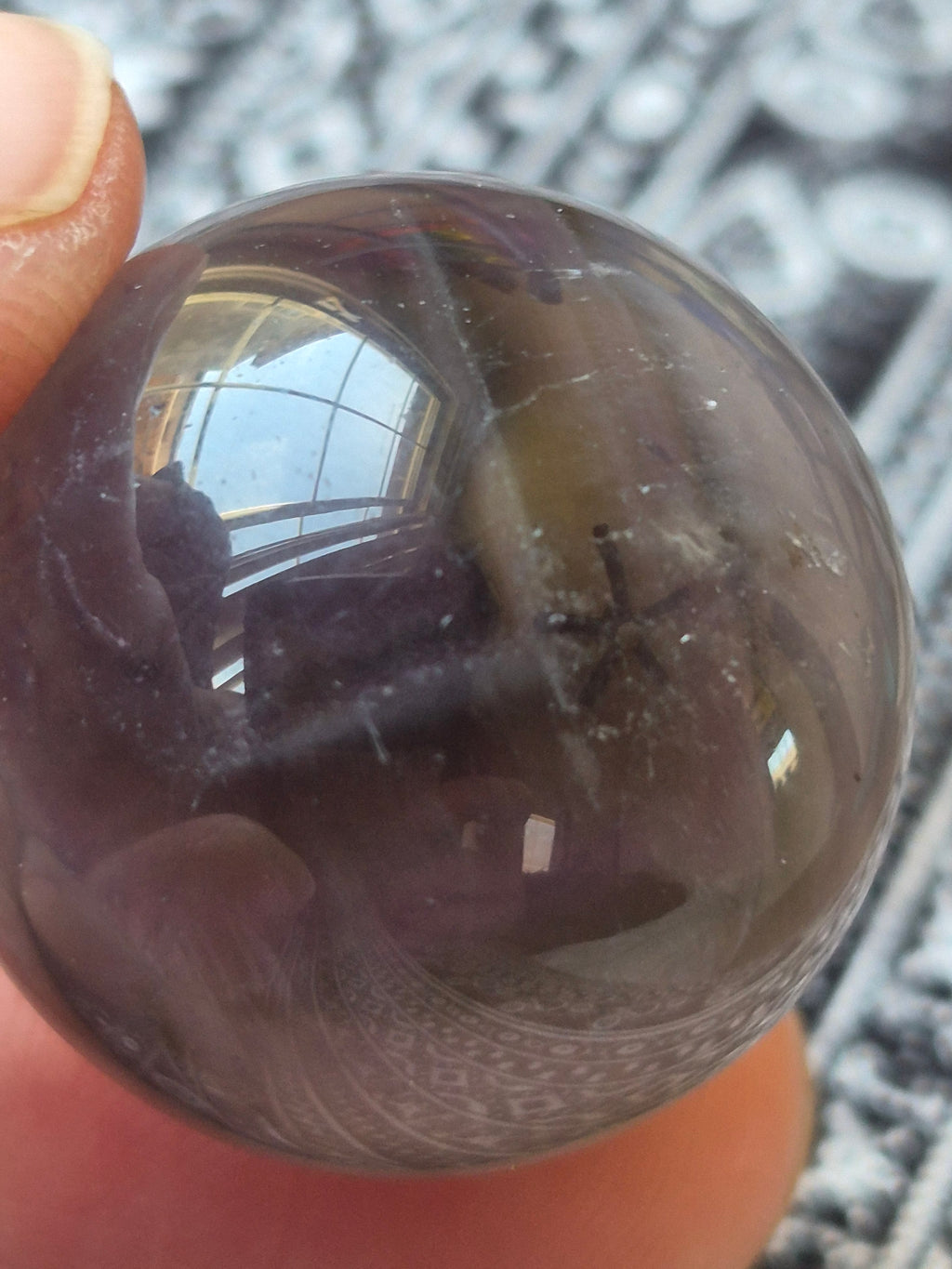 Mini Smoky Amethyst Clouds Sphere ☁️🔮