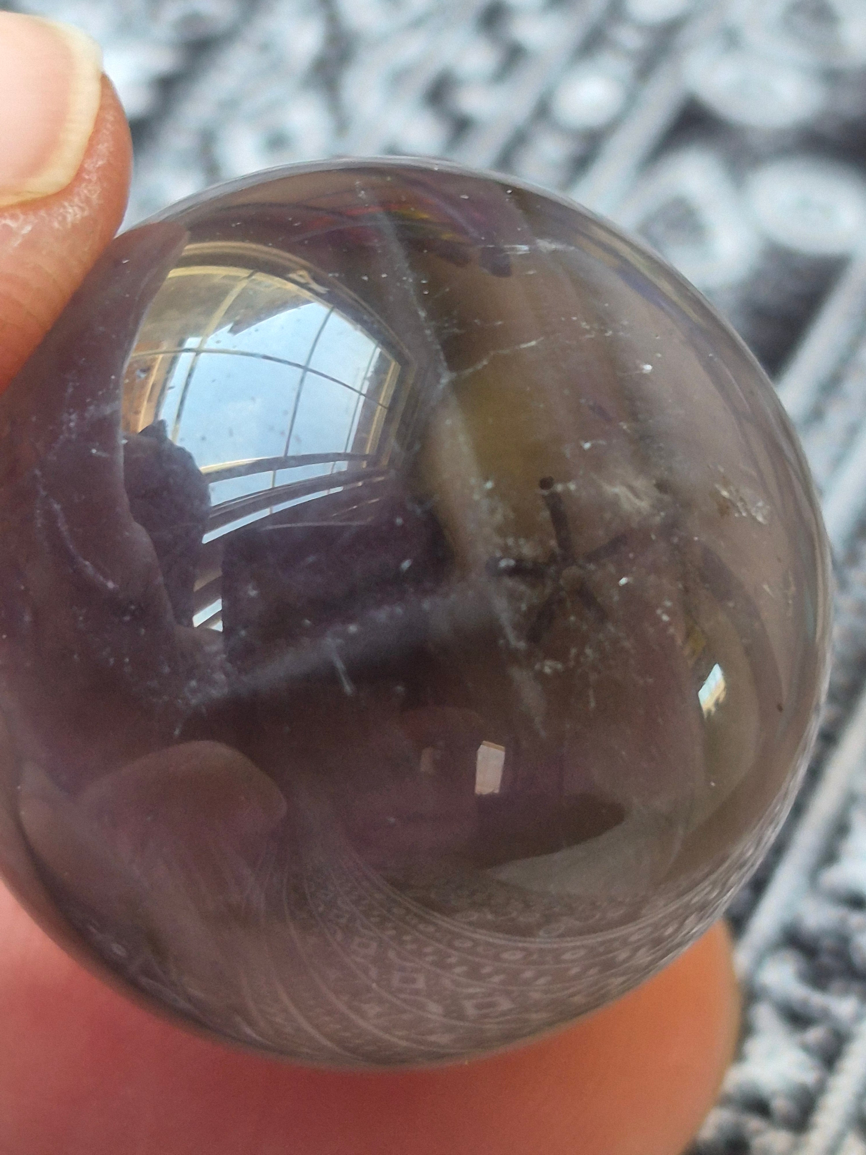Mini Smoky Amethyst Clouds Sphere ☁️🔮