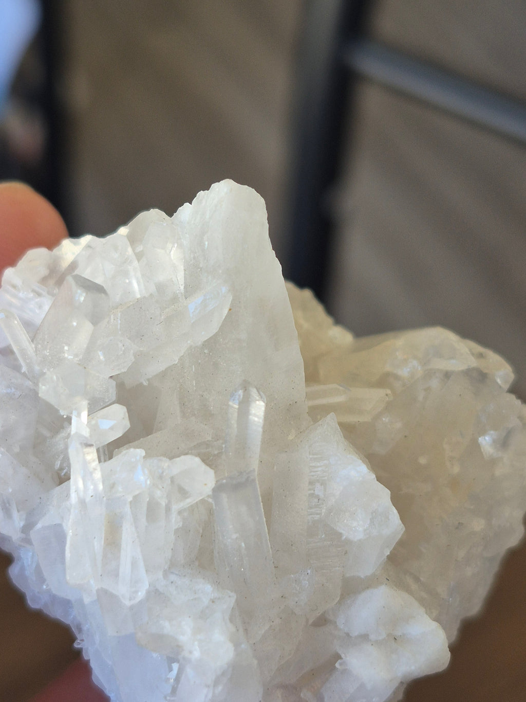 🌙 Moon Frost Raw Quartz Cluster ✨