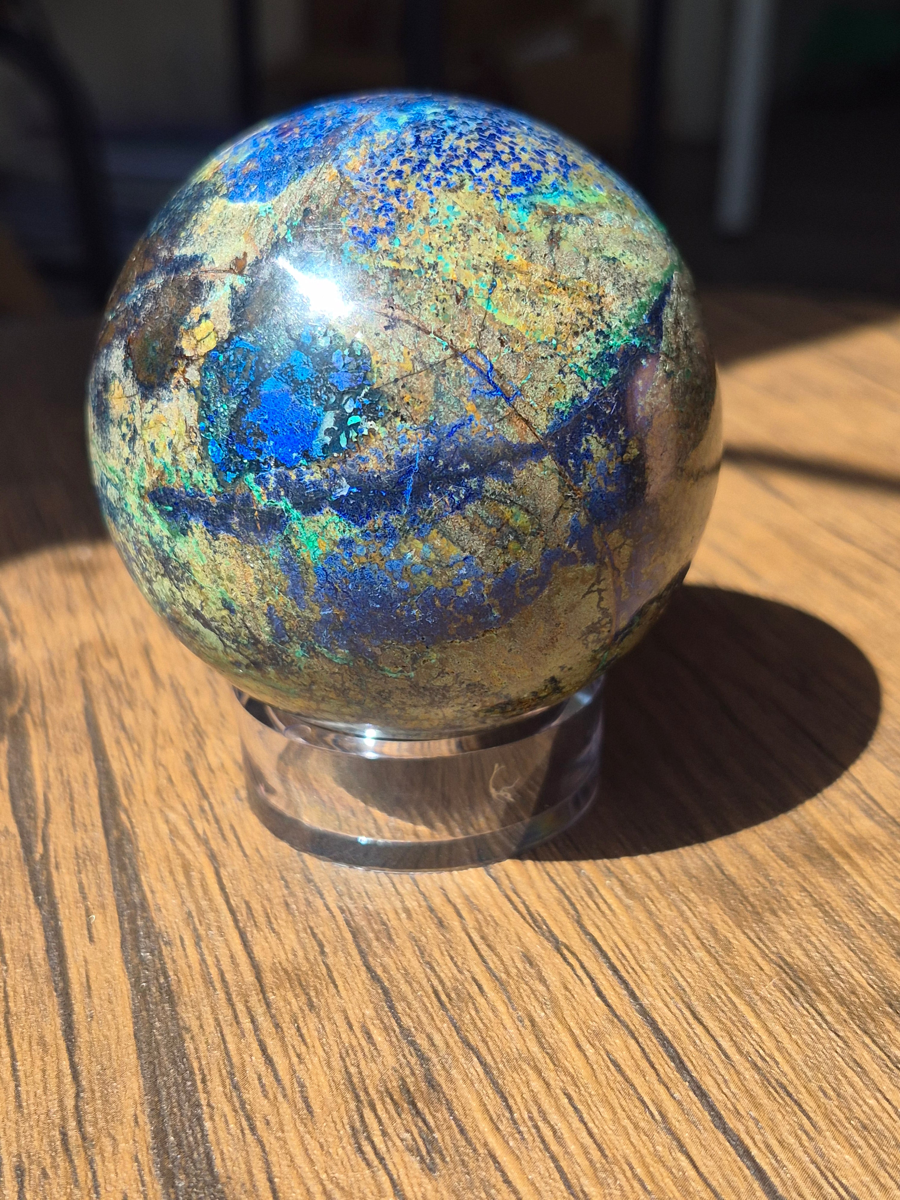 🌌 🌿 Azurite Malachite Sphere [65 mm]
