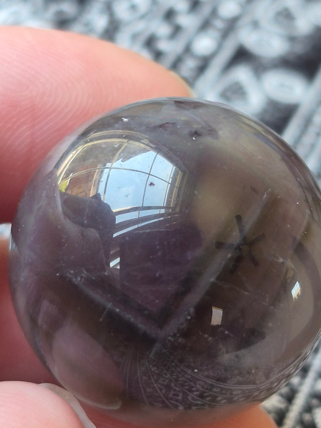 Mini Smoky Amethyst Clouds Sphere ☁️🔮