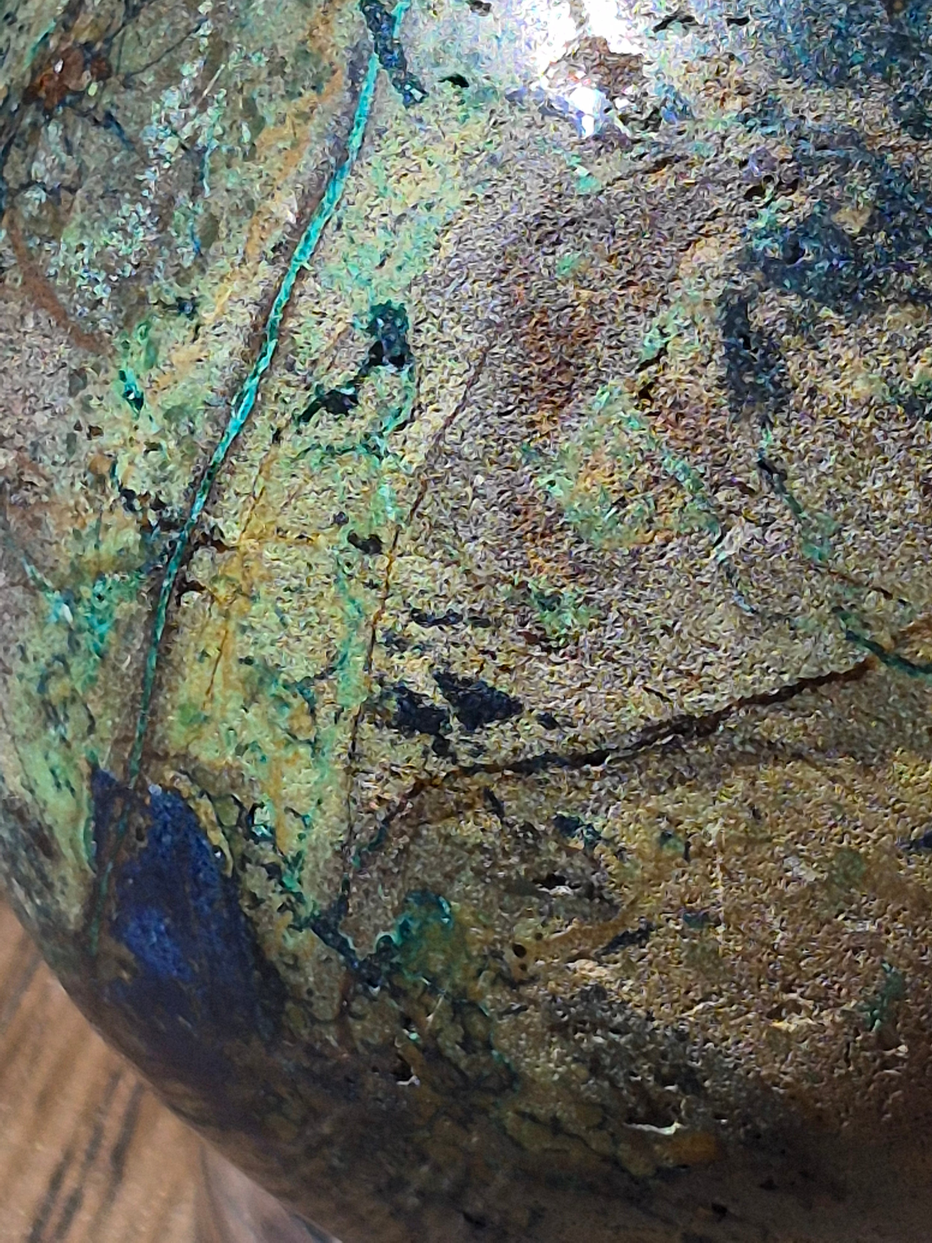 🌌 🌿 Azurite Malachite Sphere [65 mm]