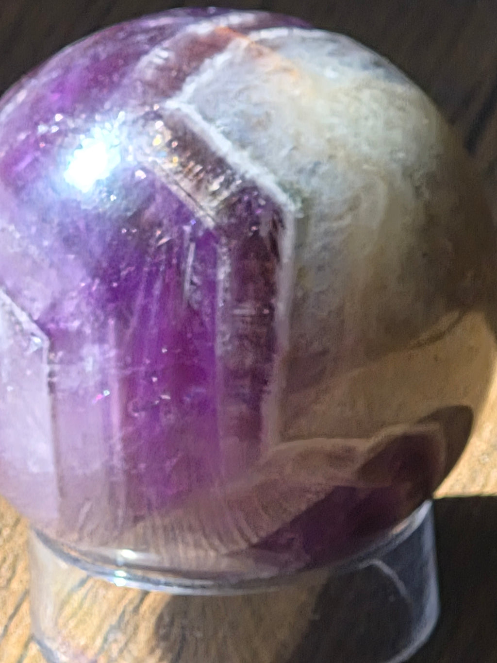 💜 Natural Amethyst Sphere | 40 mm | One-of-a-Kind Quartz Crystal