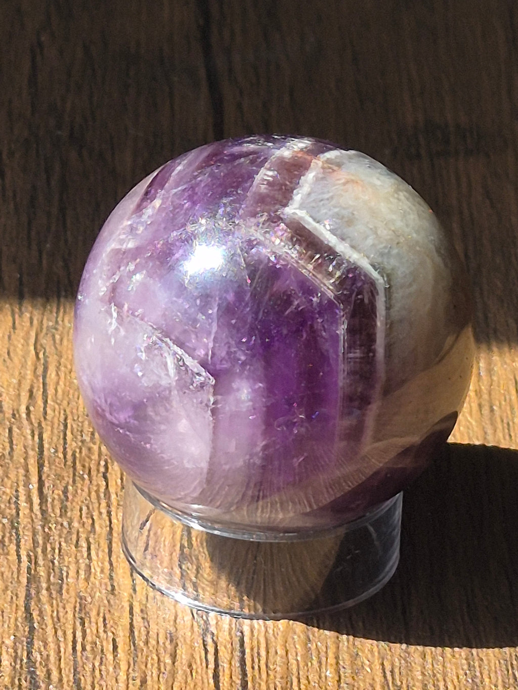💜 Natural Amethyst Sphere | 40 mm | One-of-a-Kind Quartz Crystal