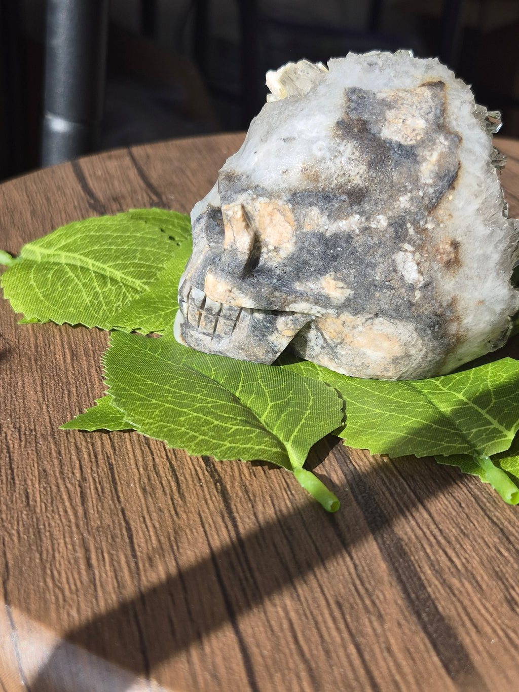 🤍 Frozen Quartz Cluster Skull ⭐