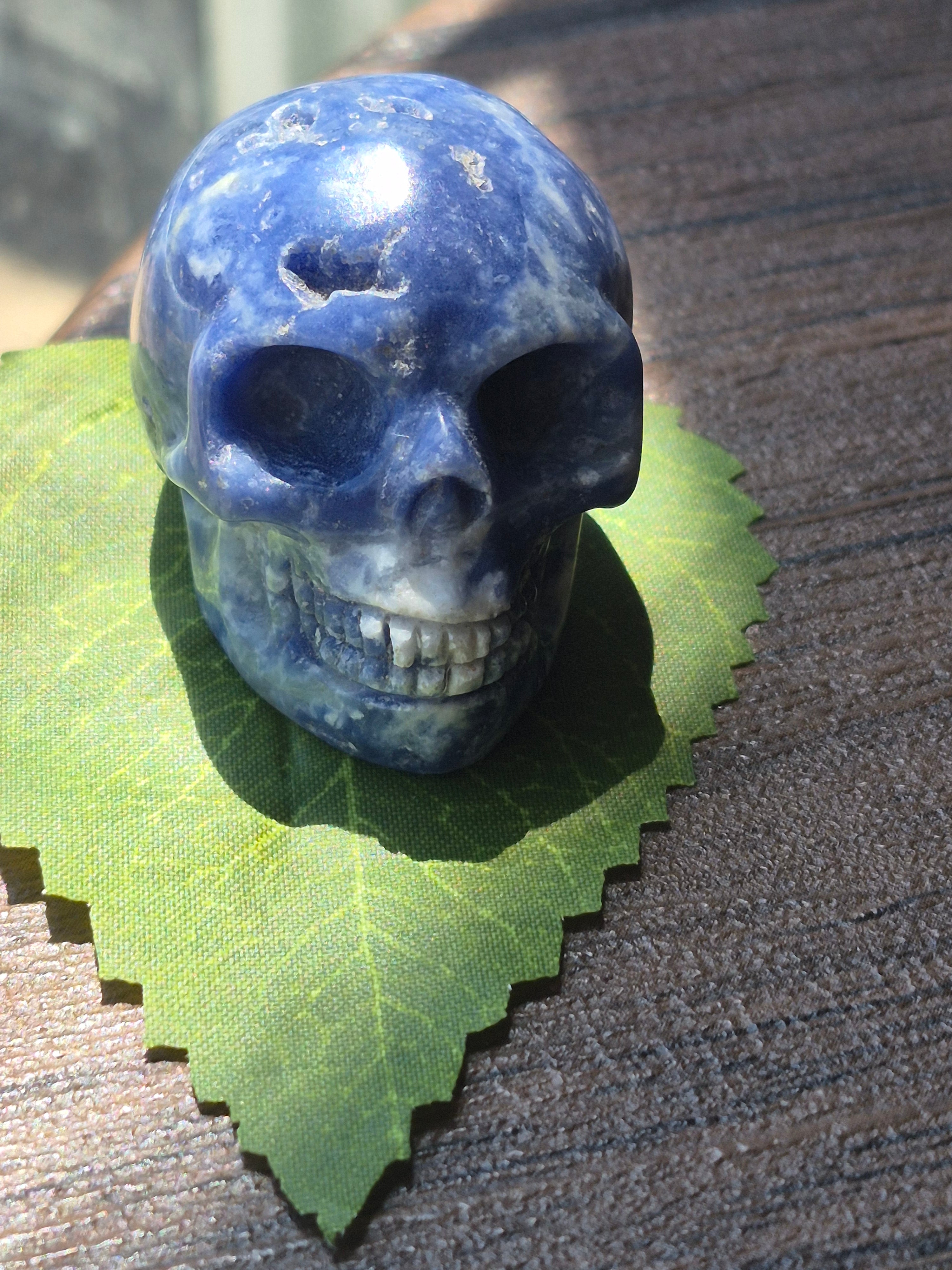 Sodalite Deep Intuition Skull 💀💙