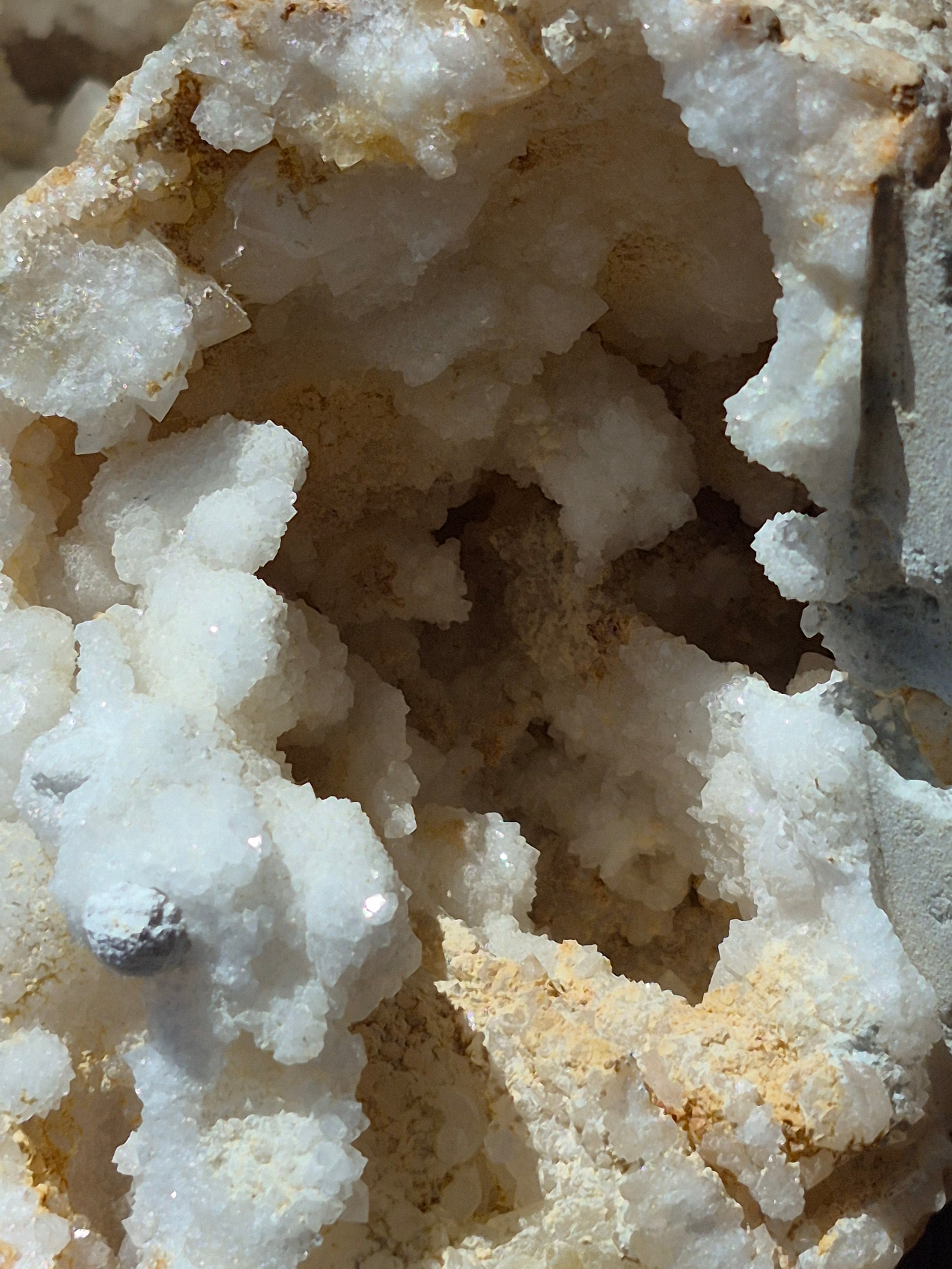 🤍White Quartz Geode- Whole ✨Specimen No. 005