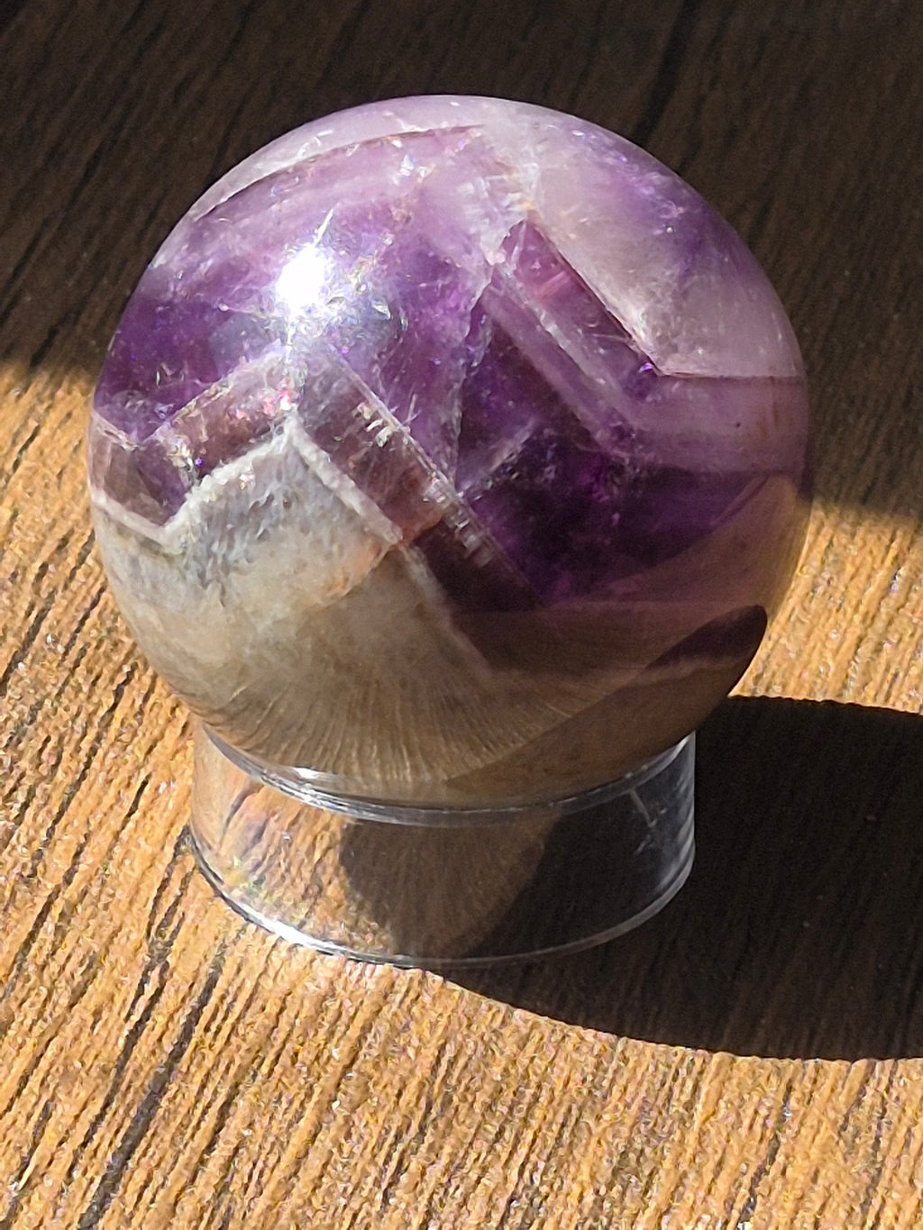 💜 Natural Amethyst Sphere | 40 mm | One-of-a-Kind Quartz Crystal