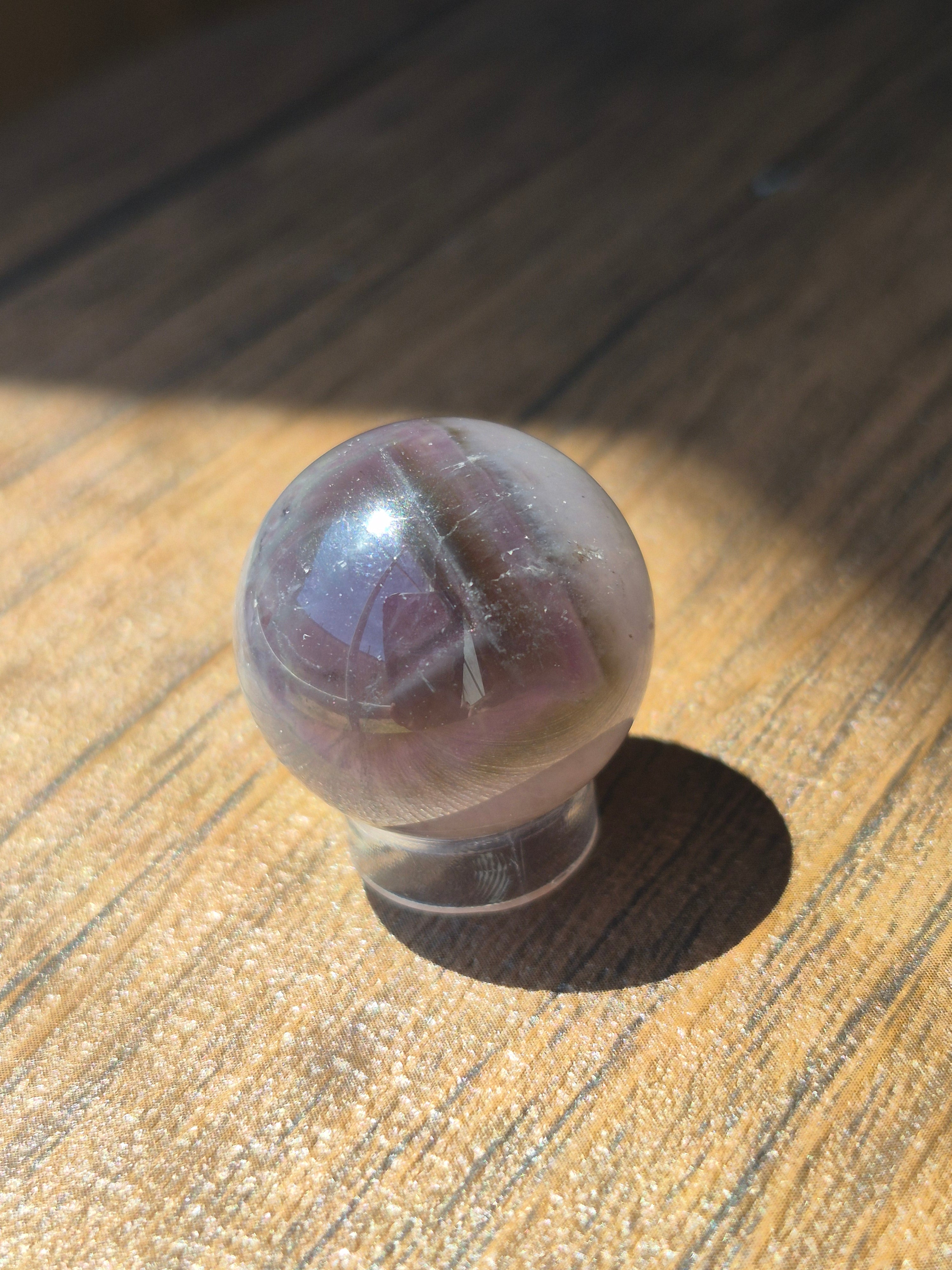Mini Smoky Amethyst Clouds Sphere ☁️🔮