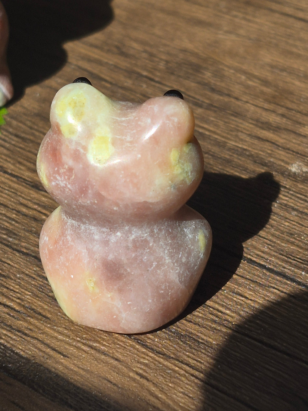 🐸 Leap of Love – Mother & Baby Plum Blossom Tourmaline Frog Family