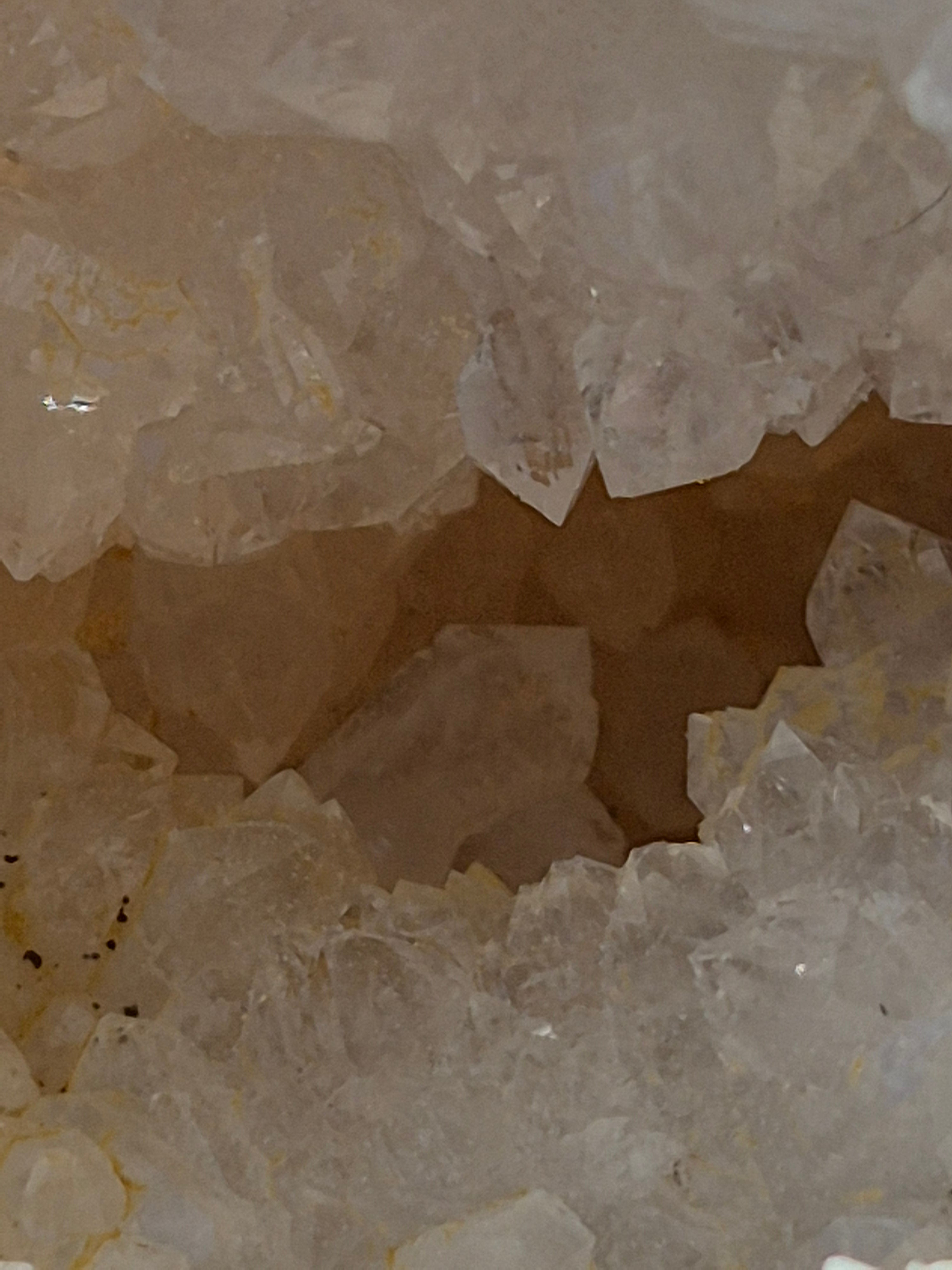 🤍White Quartz Geode- Whole  ✨Specimen No. 006