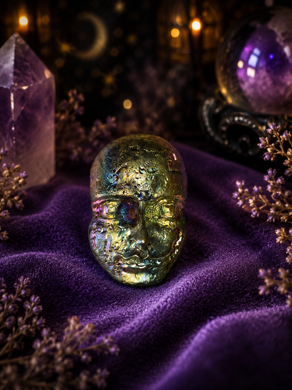🌈 Bismuth Carved Face-mini