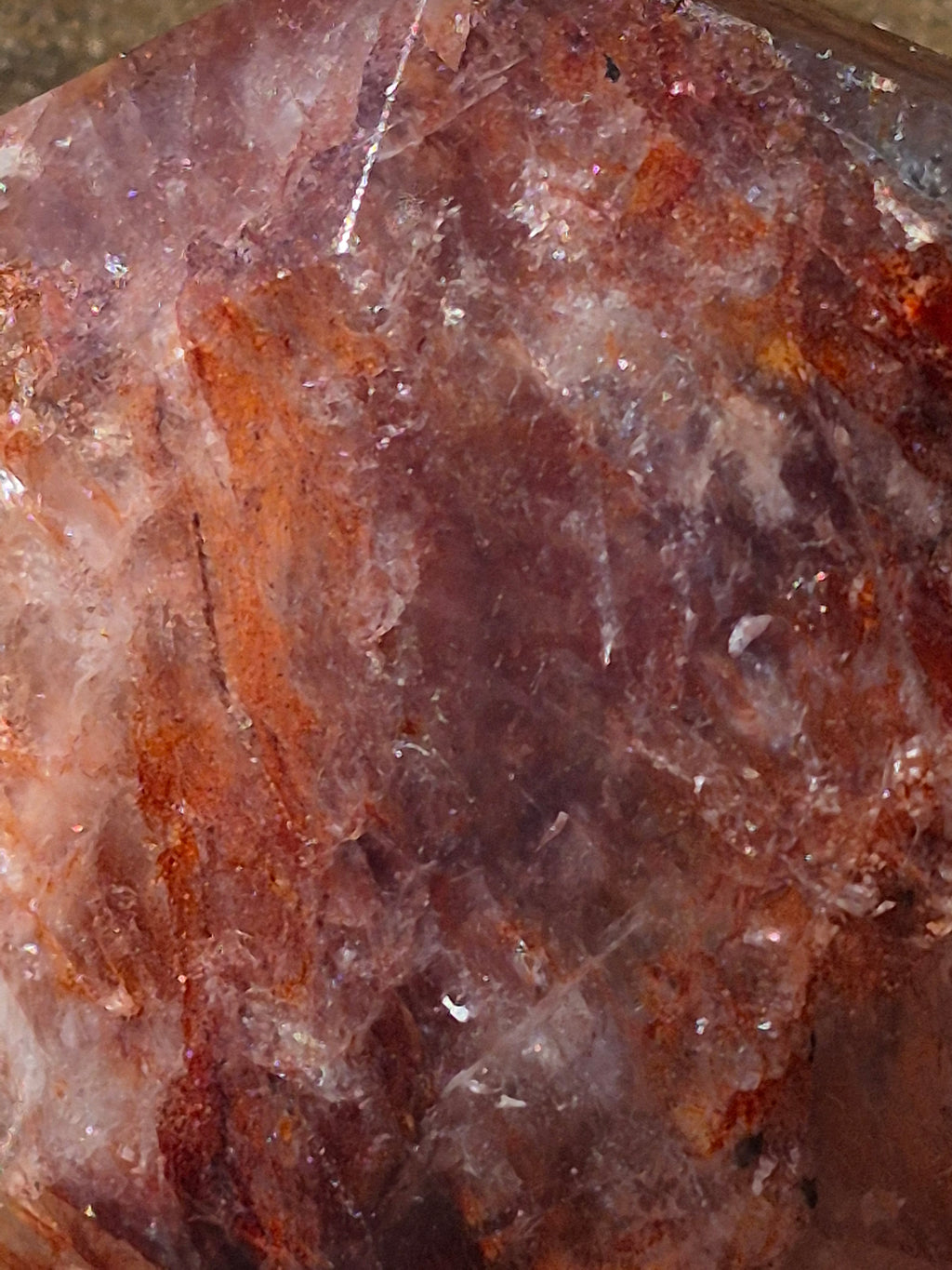 🔥 Fire Quartz Geometric Point
