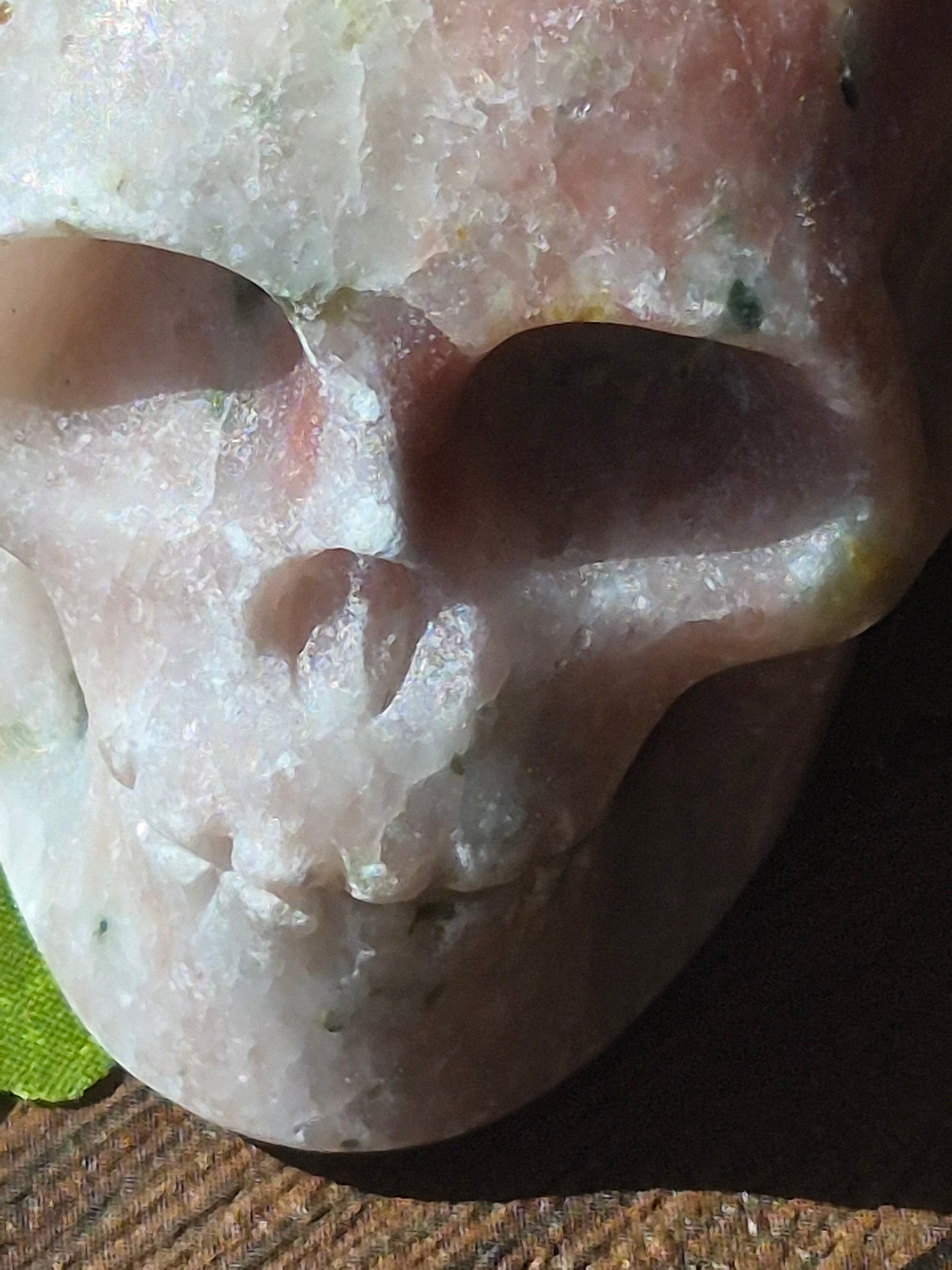 💀 Mystery Pink Quartz Skull