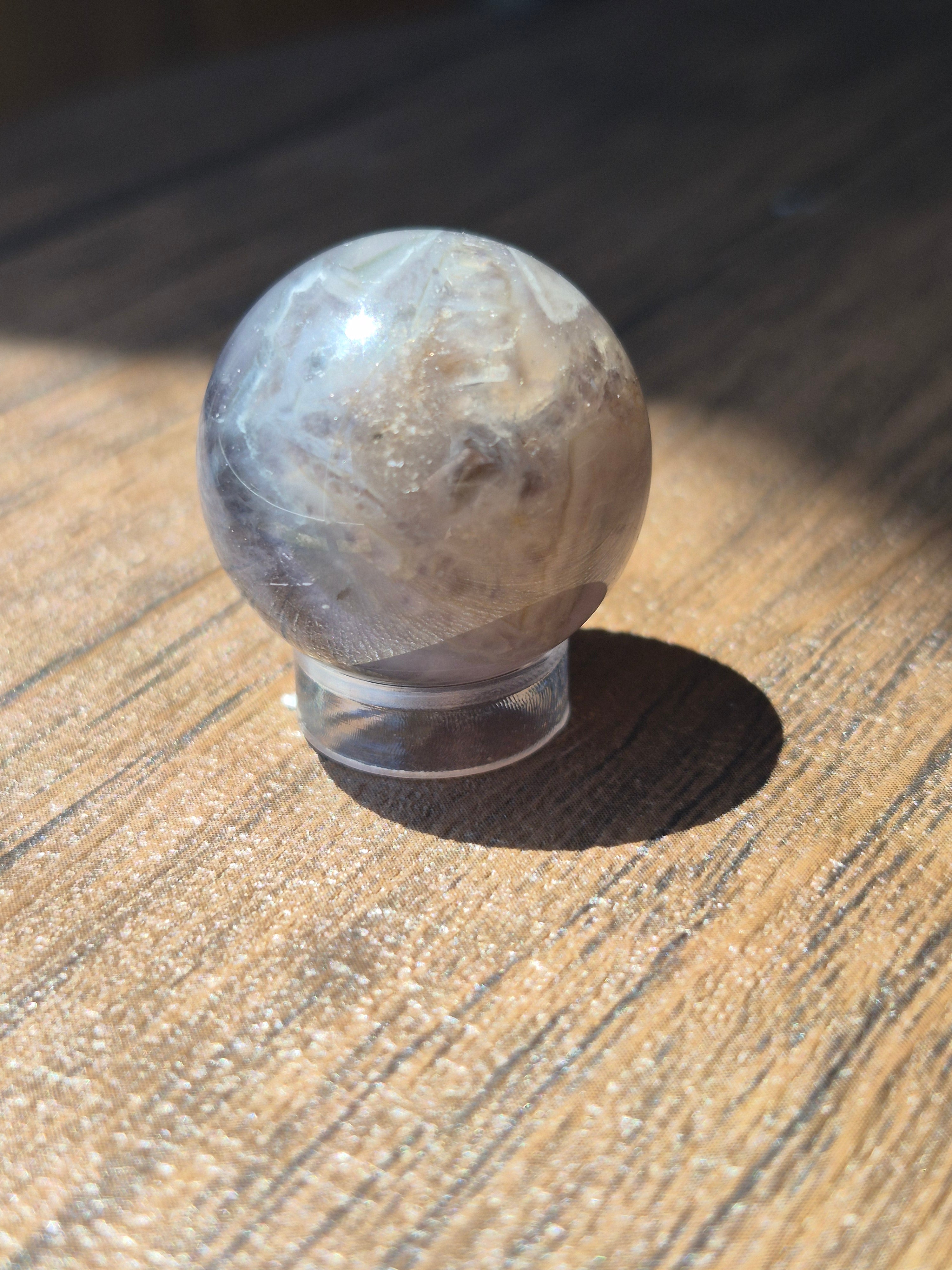 Mini Smoky Amethyst Clouds Sphere ☁️🔮
