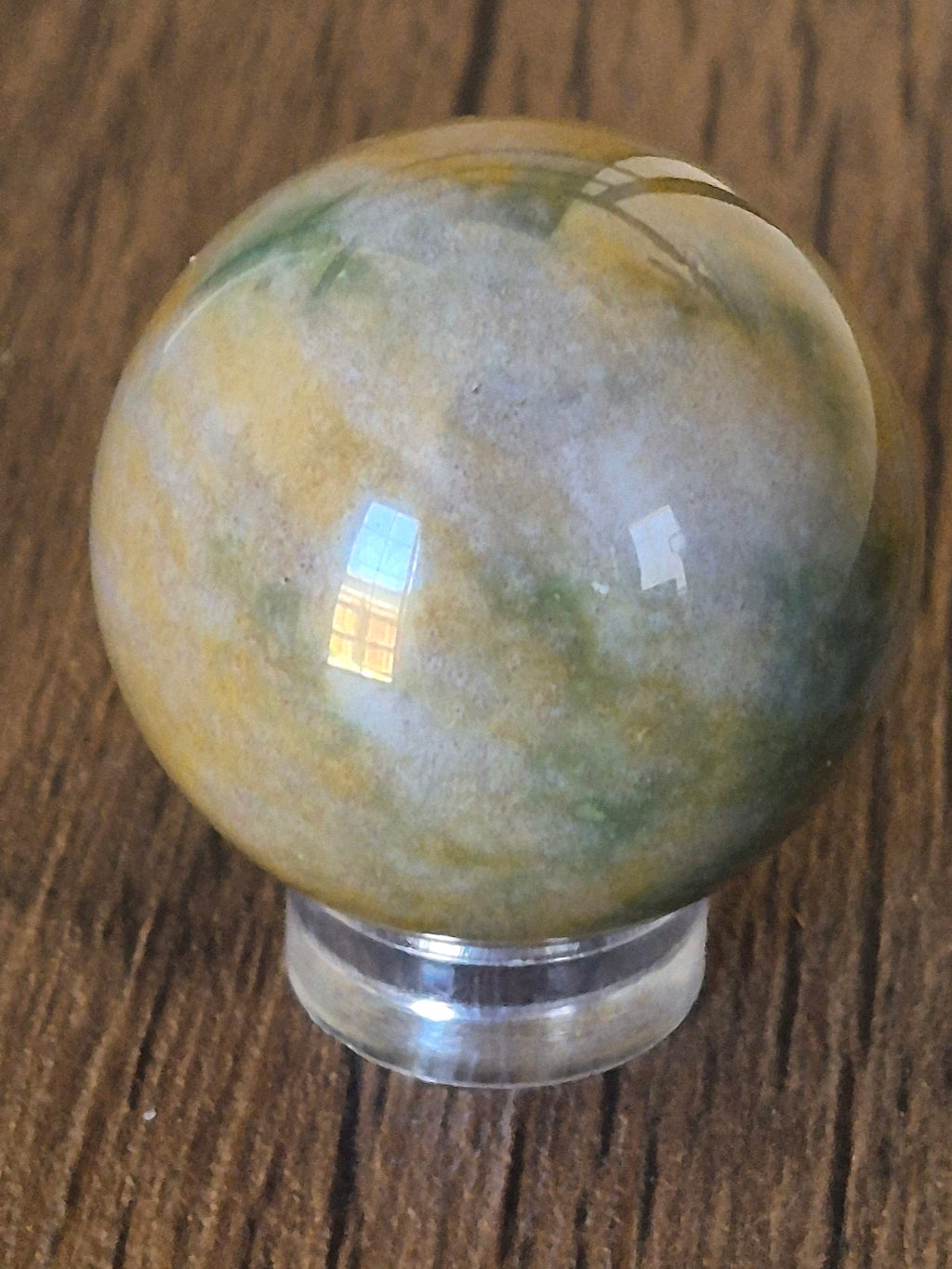 Sea-Green Ocean Jasper Sphere 🐚