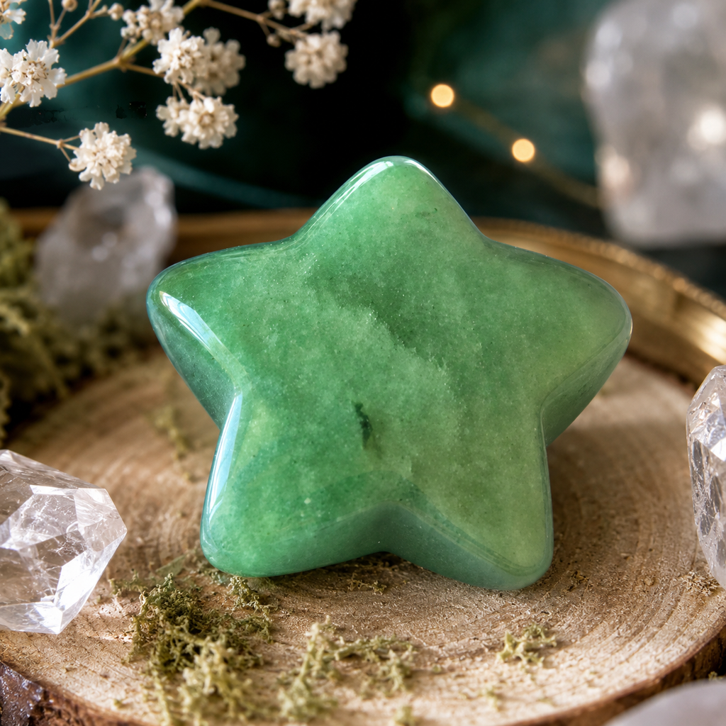 🌟Green Aventurine Crystal Star