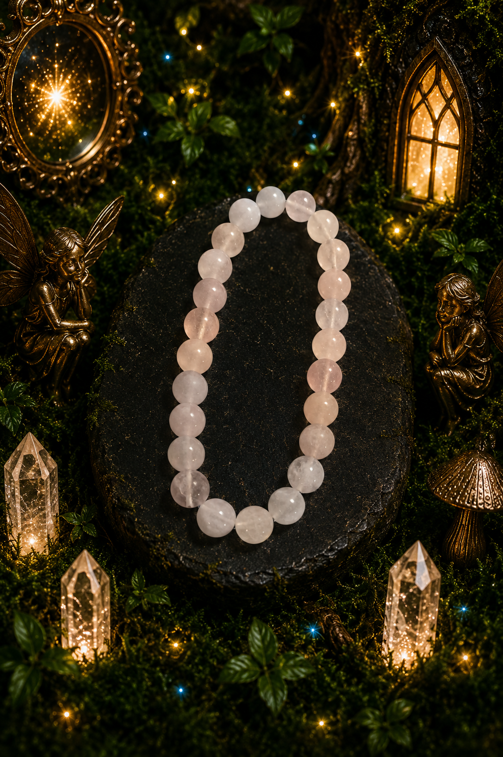 🤍 Milky Quartz Crystal Bracelet ✨