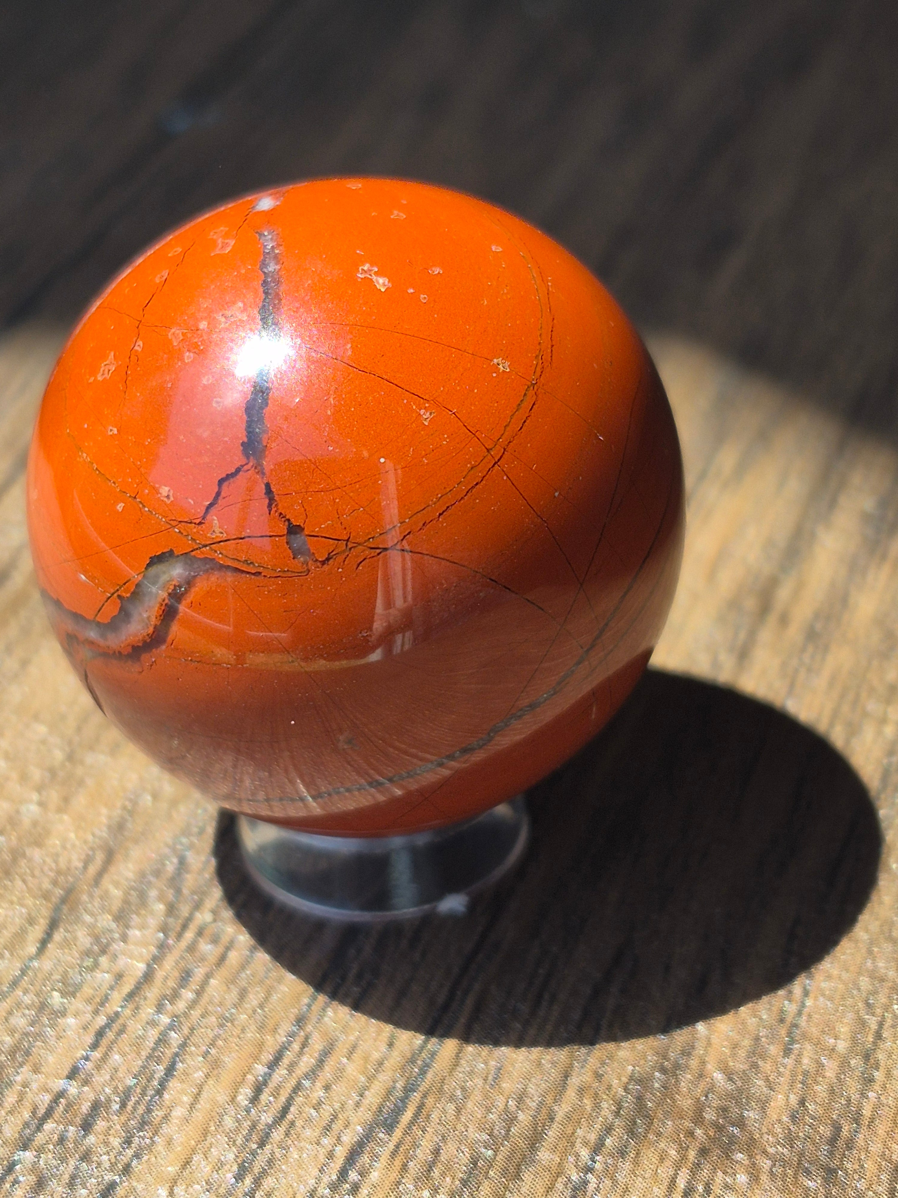 Red Jasper Anchoring Sphere ⚓️🔴