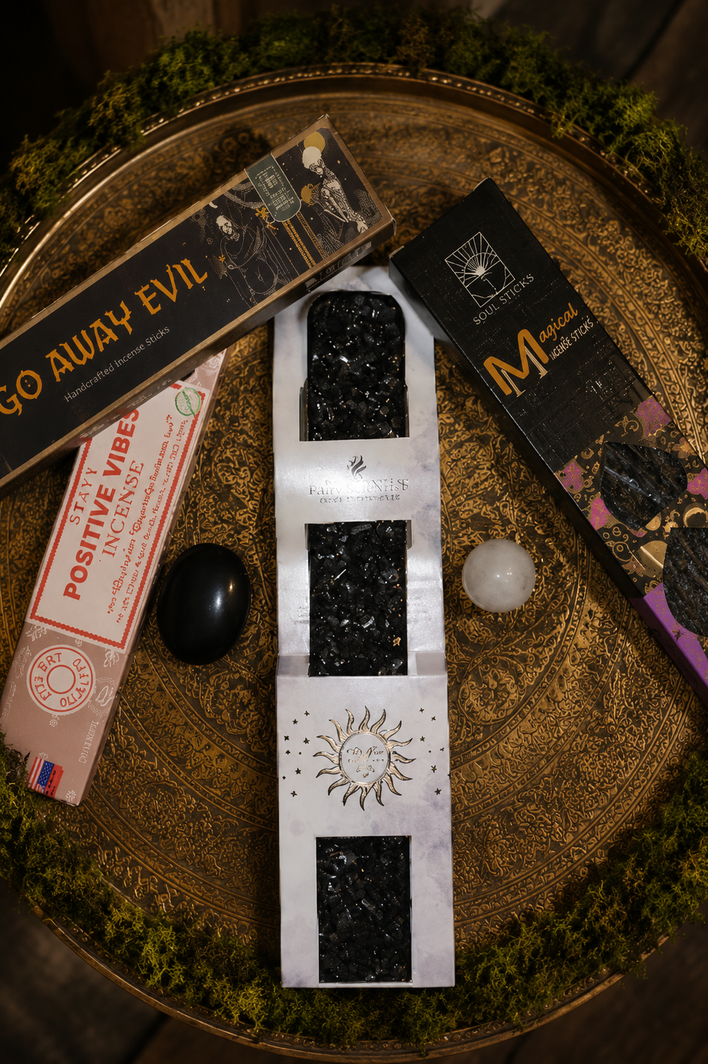 🖤 Shadow Shield Incense & Crystal Bundle ✨️