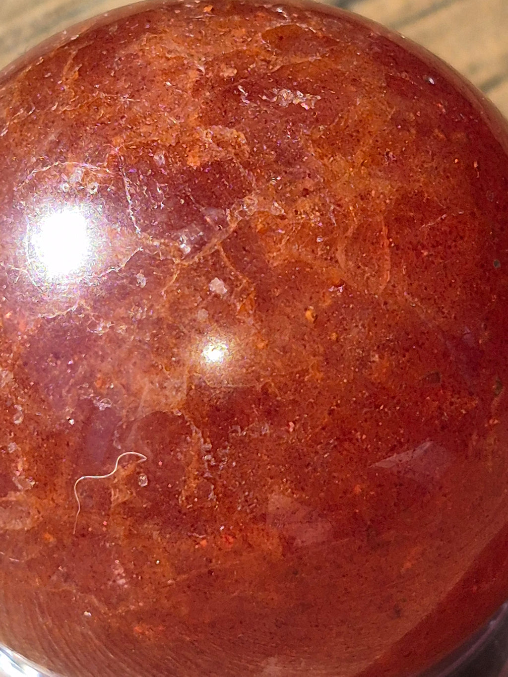 ☀️ Natural Sunstone Sphere [33mm]