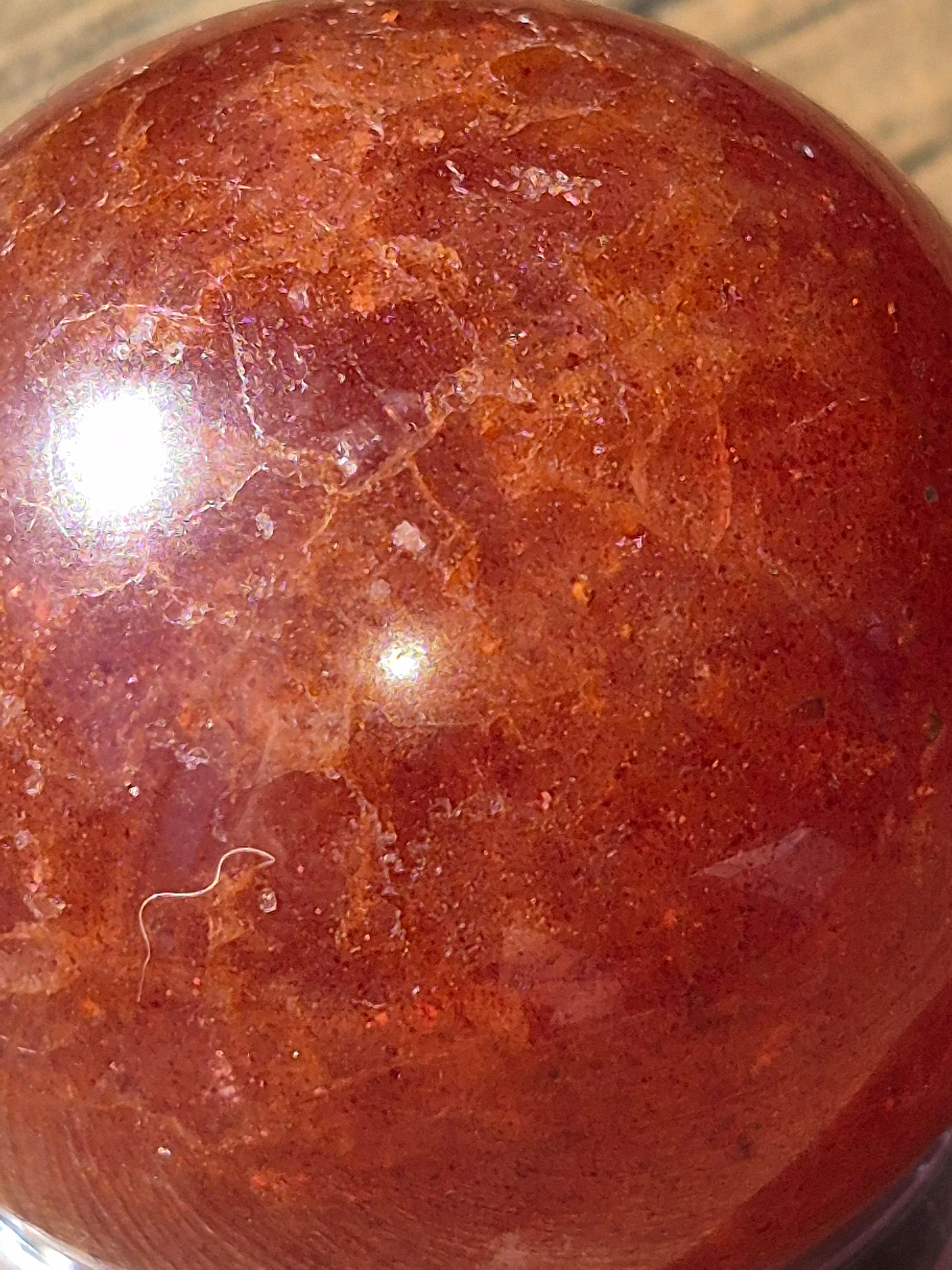 ☀️ Natural Sunstone Sphere [33mm]