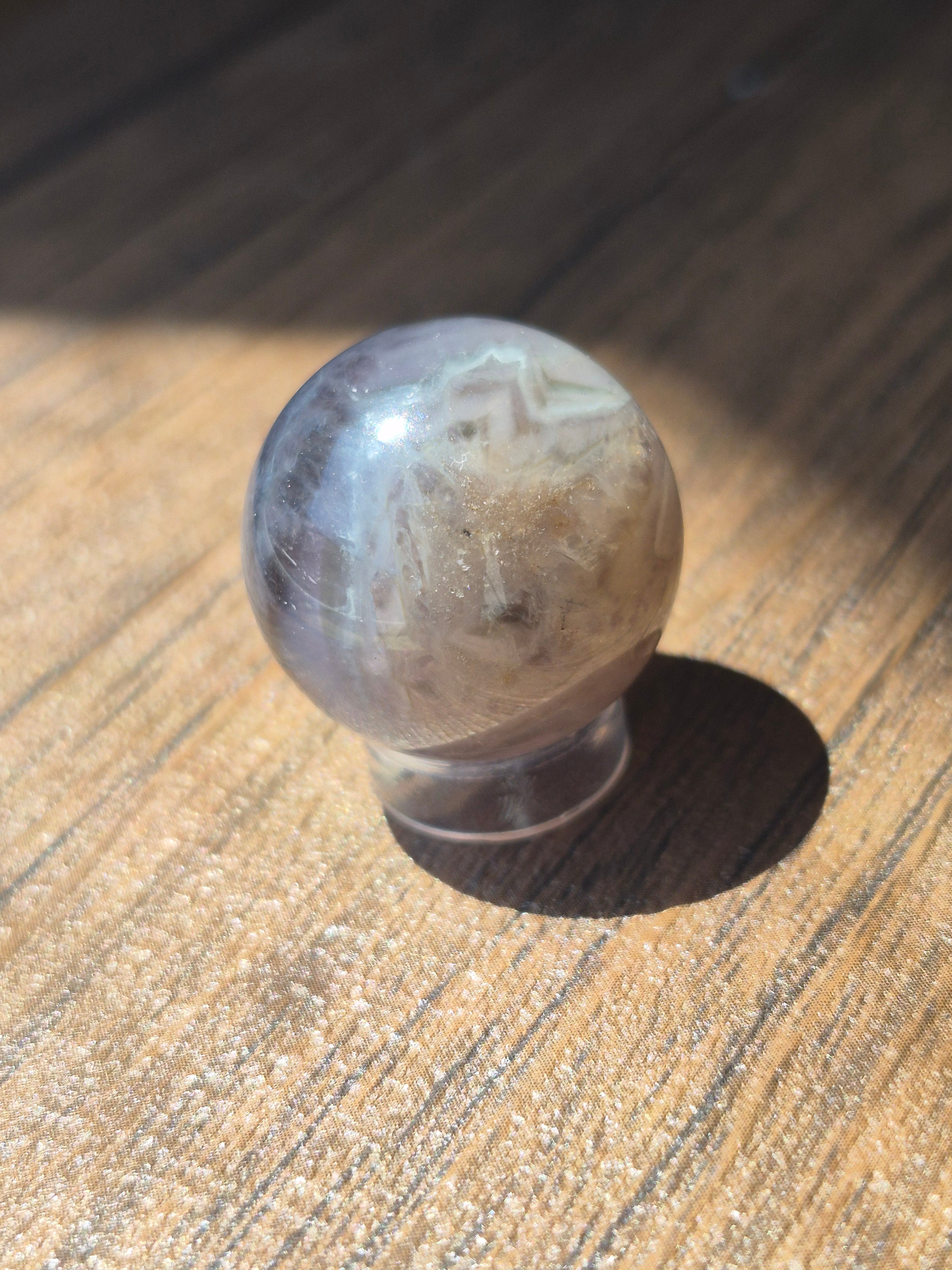 Mini Smoky Amethyst Clouds Sphere ☁️🔮